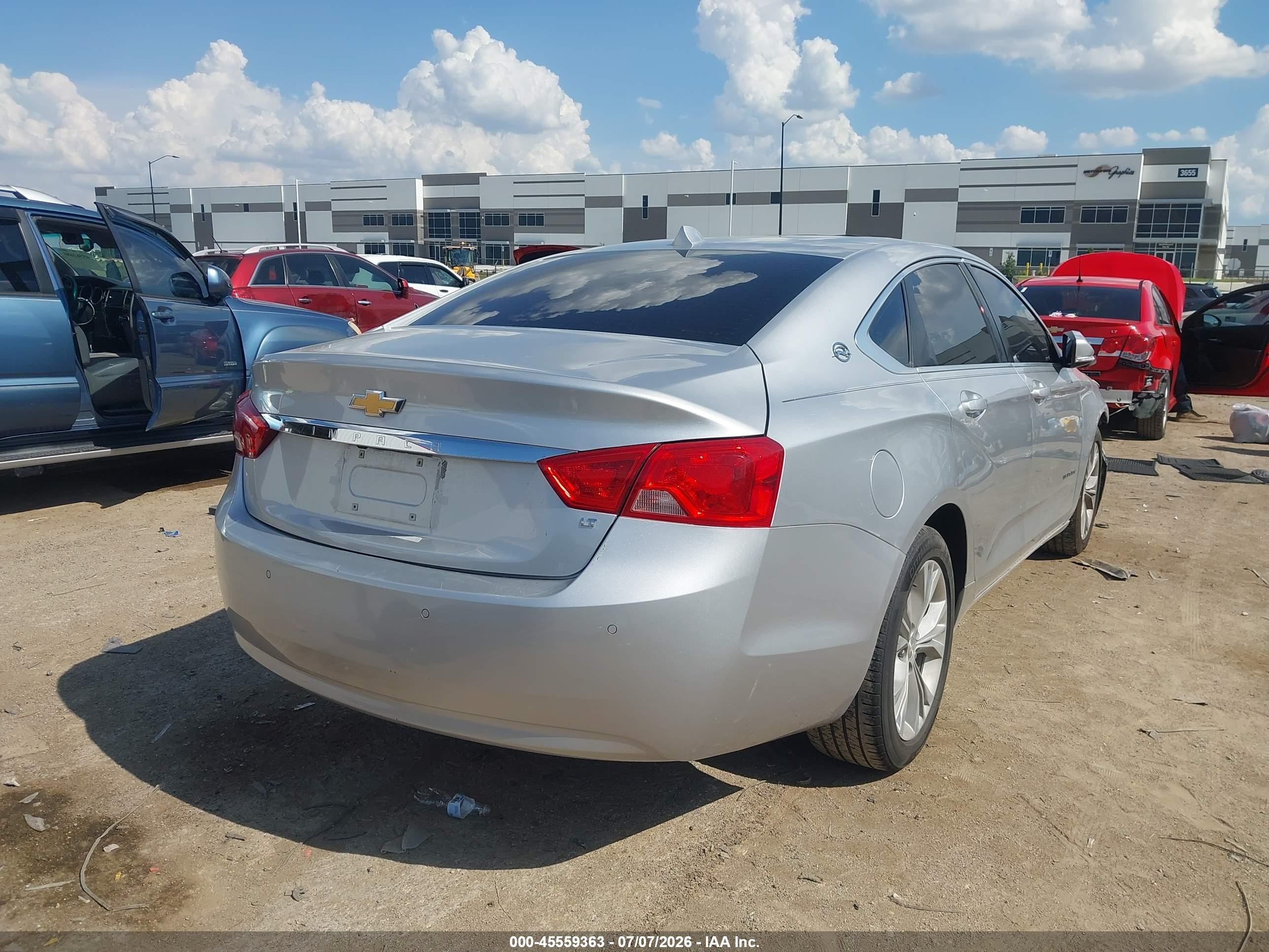2014 Chevrolet Impala 2lt Silver vin: 2G1125S34E9244954