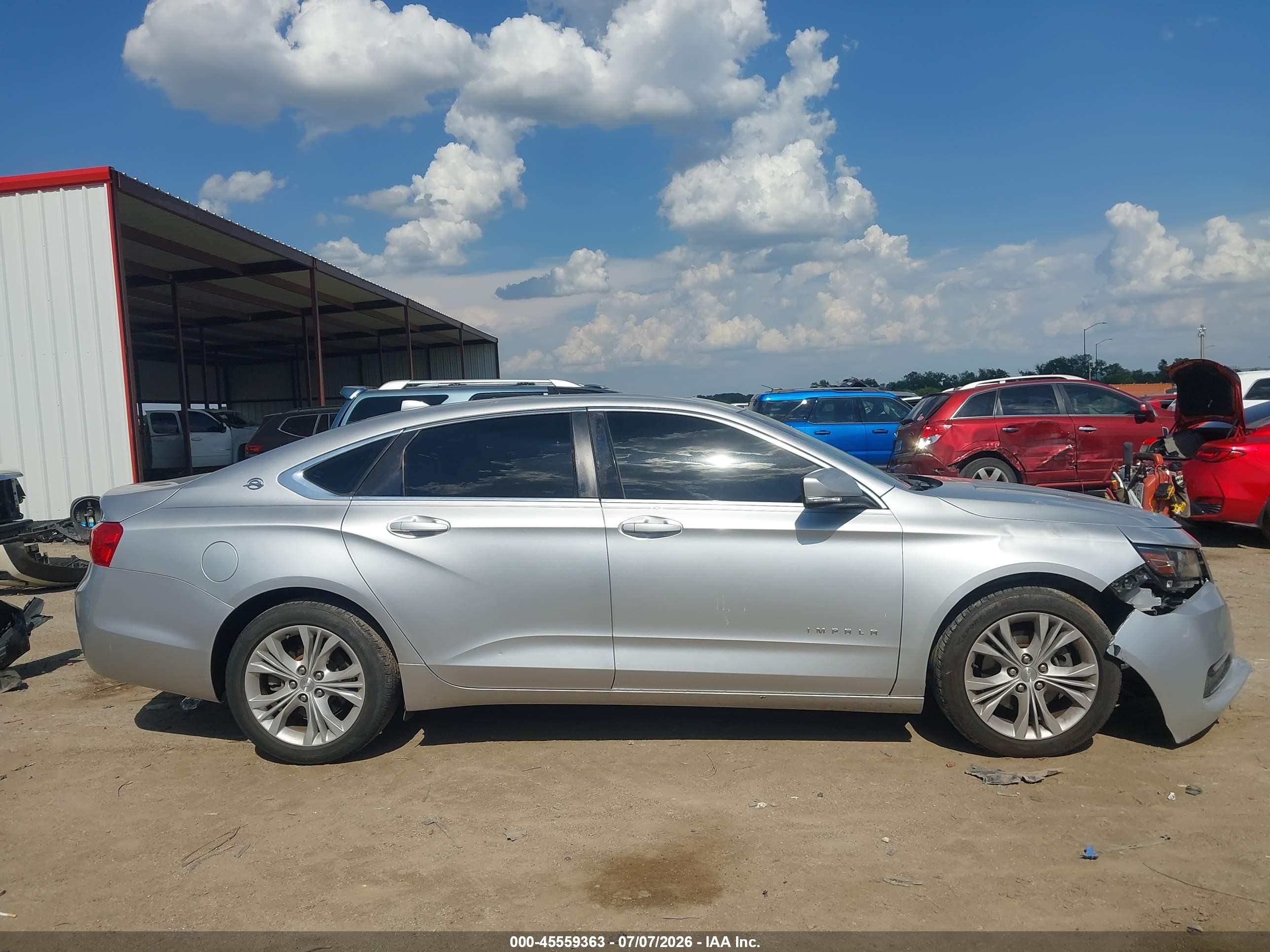 2014 Chevrolet Impala 2lt Silver vin: 2G1125S34E9244954