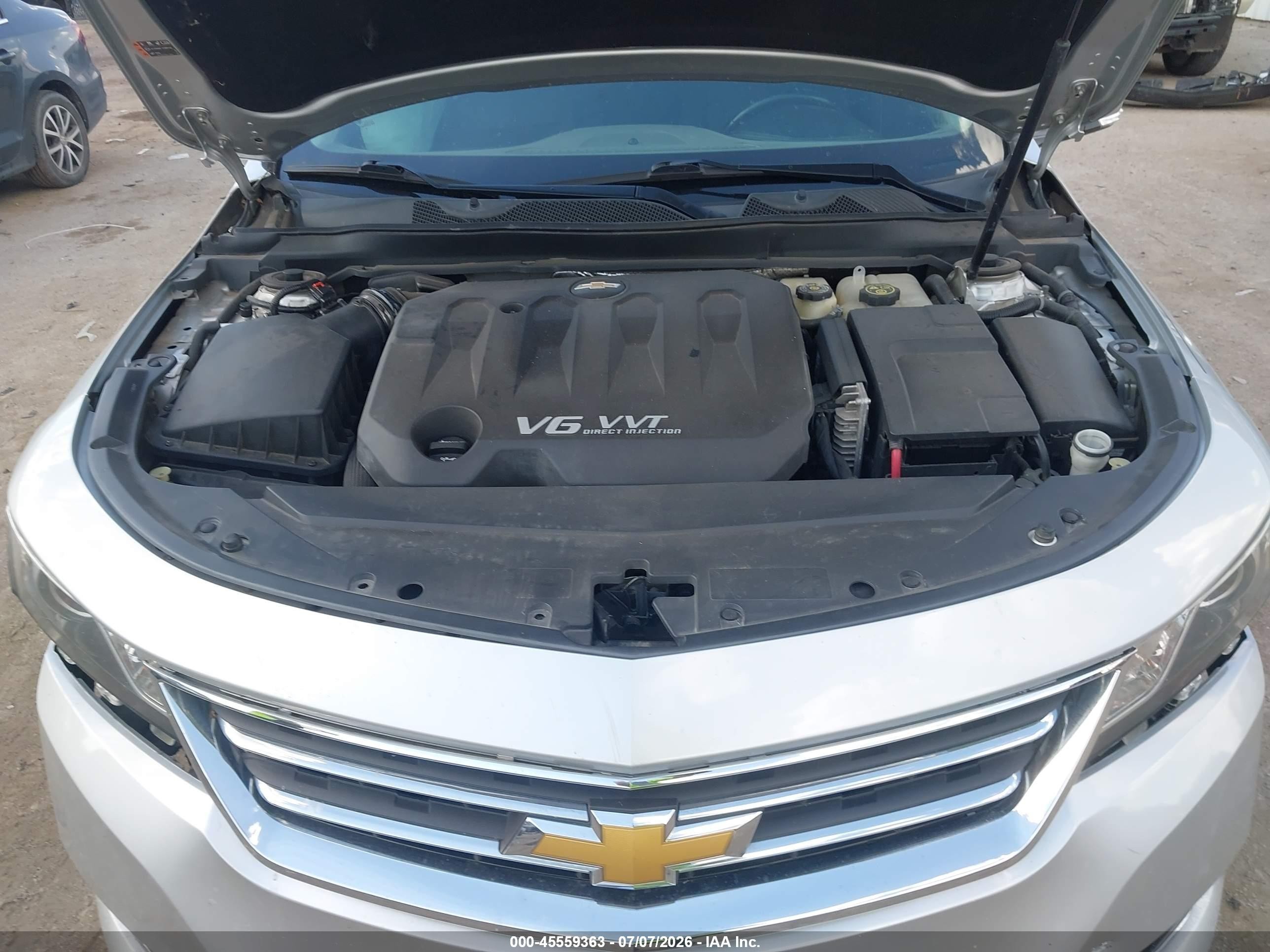 2014 Chevrolet Impala 2lt Silver vin: 2G1125S34E9244954