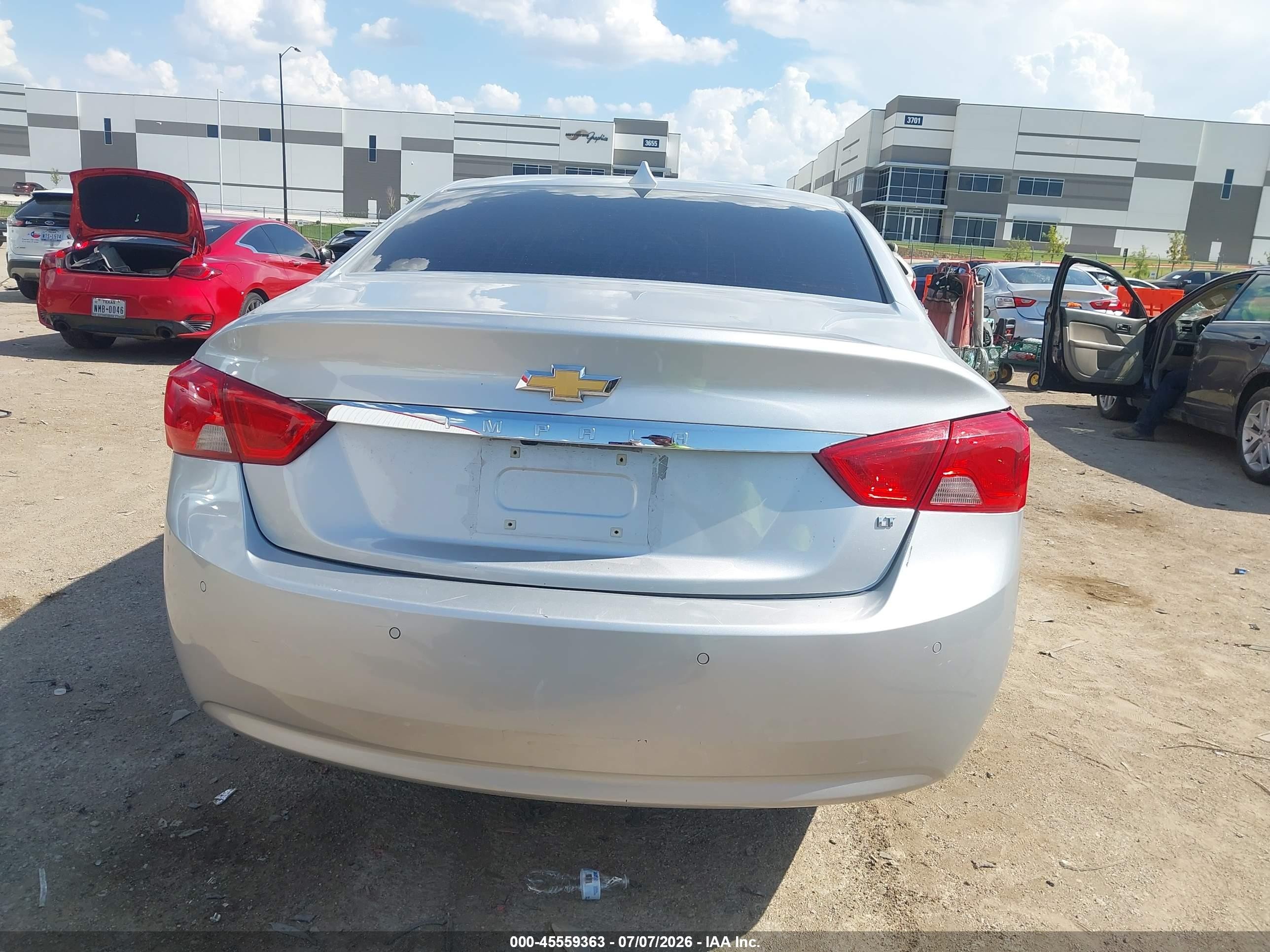 2014 Chevrolet Impala 2lt Silver vin: 2G1125S34E9244954