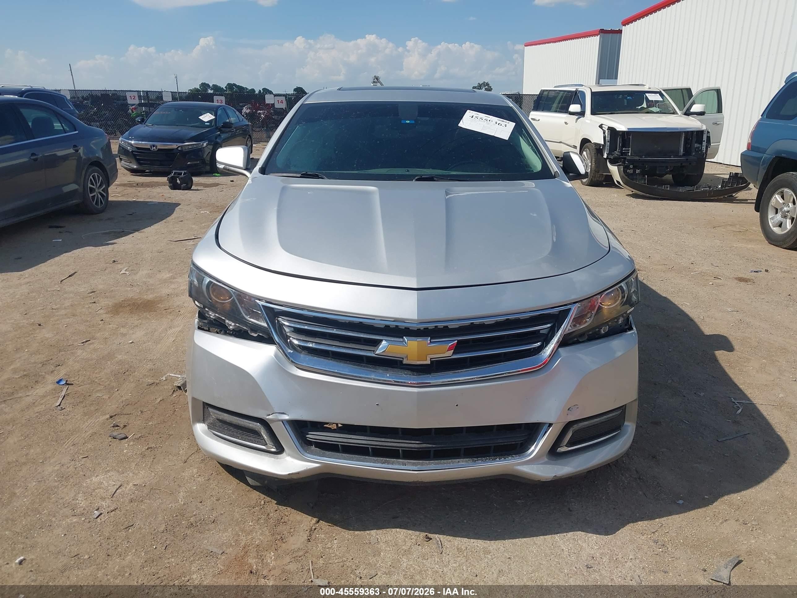 2014 Chevrolet Impala 2lt Silver vin: 2G1125S34E9244954