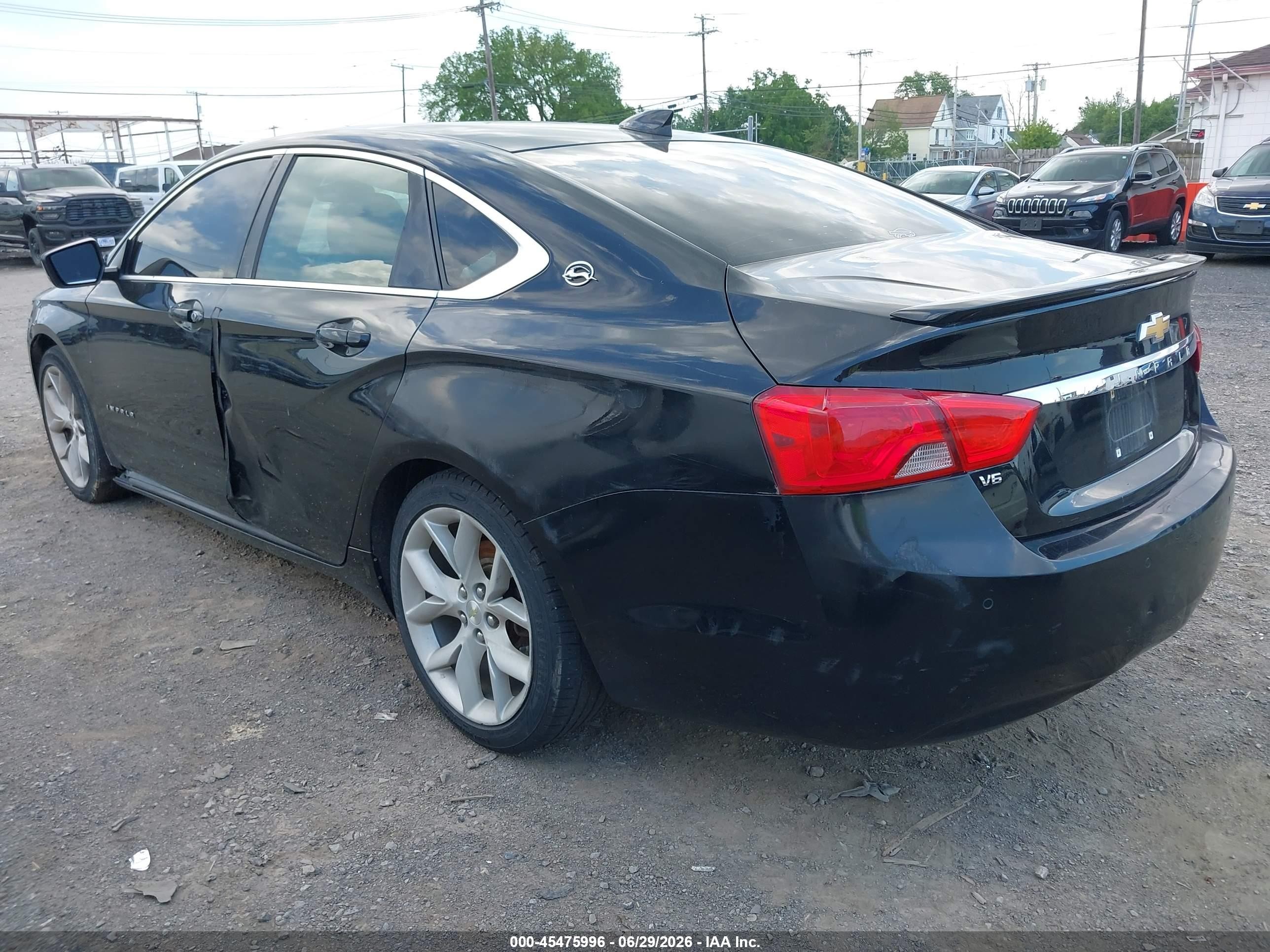2015 Chevrolet Impala 2lt Black vin: 2G1125S34F9117509