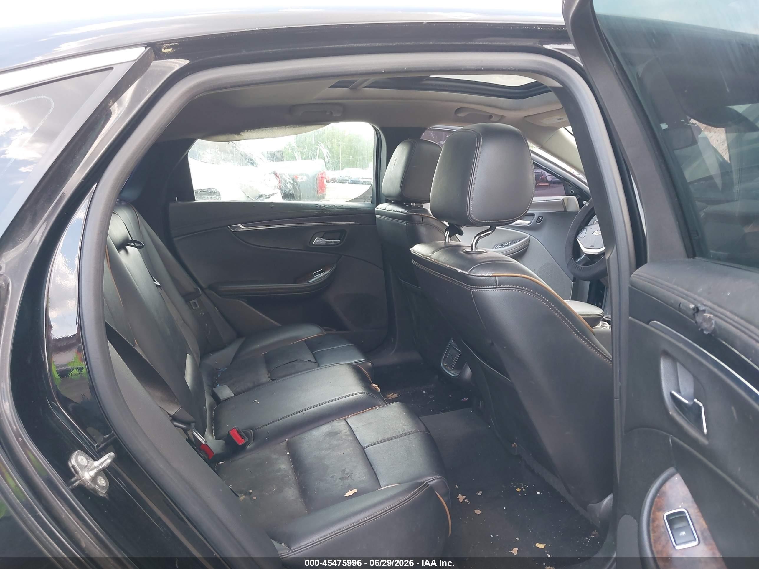 2015 Chevrolet Impala 2lt Black vin: 2G1125S34F9117509