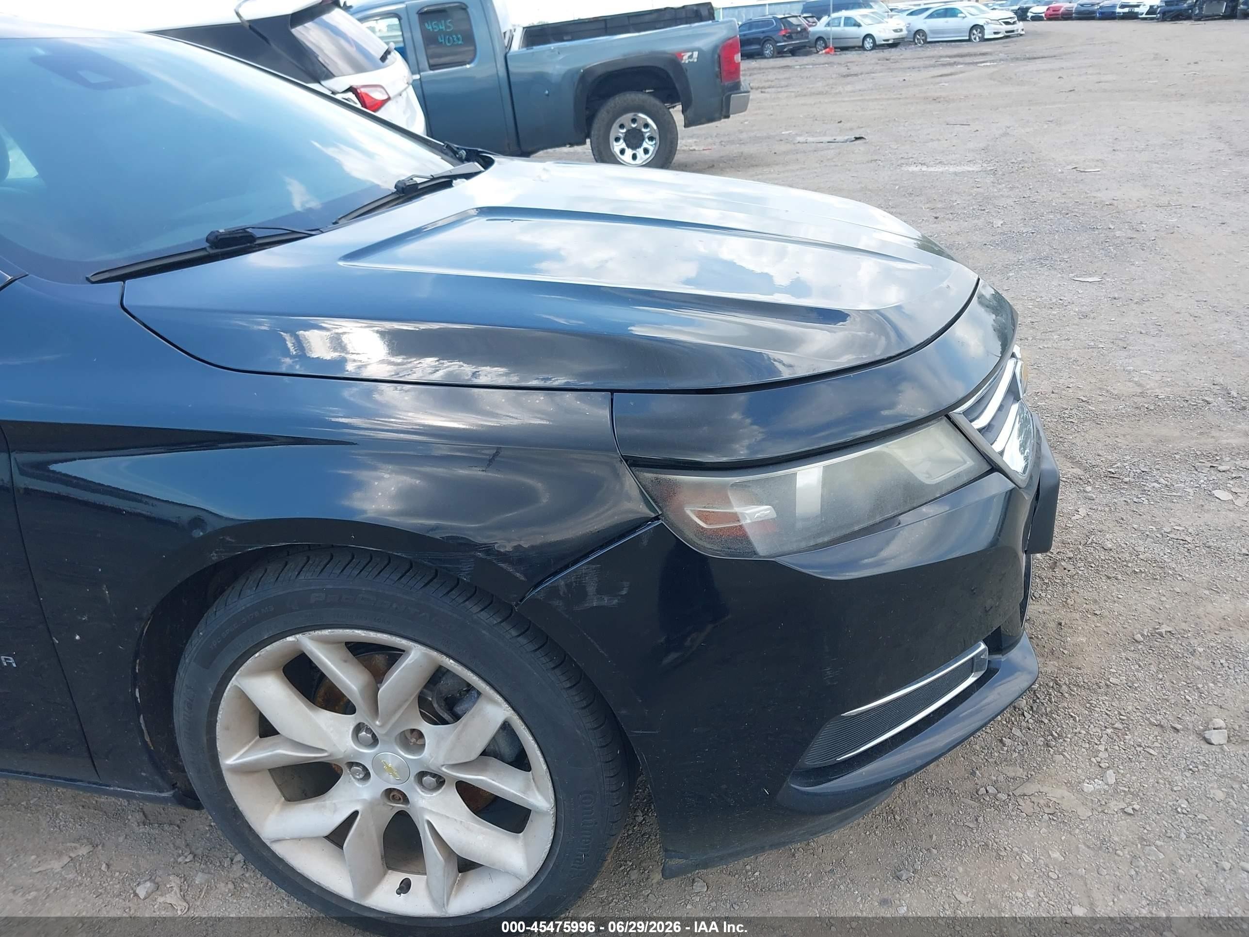 2015 Chevrolet Impala 2lt Black vin: 2G1125S34F9117509