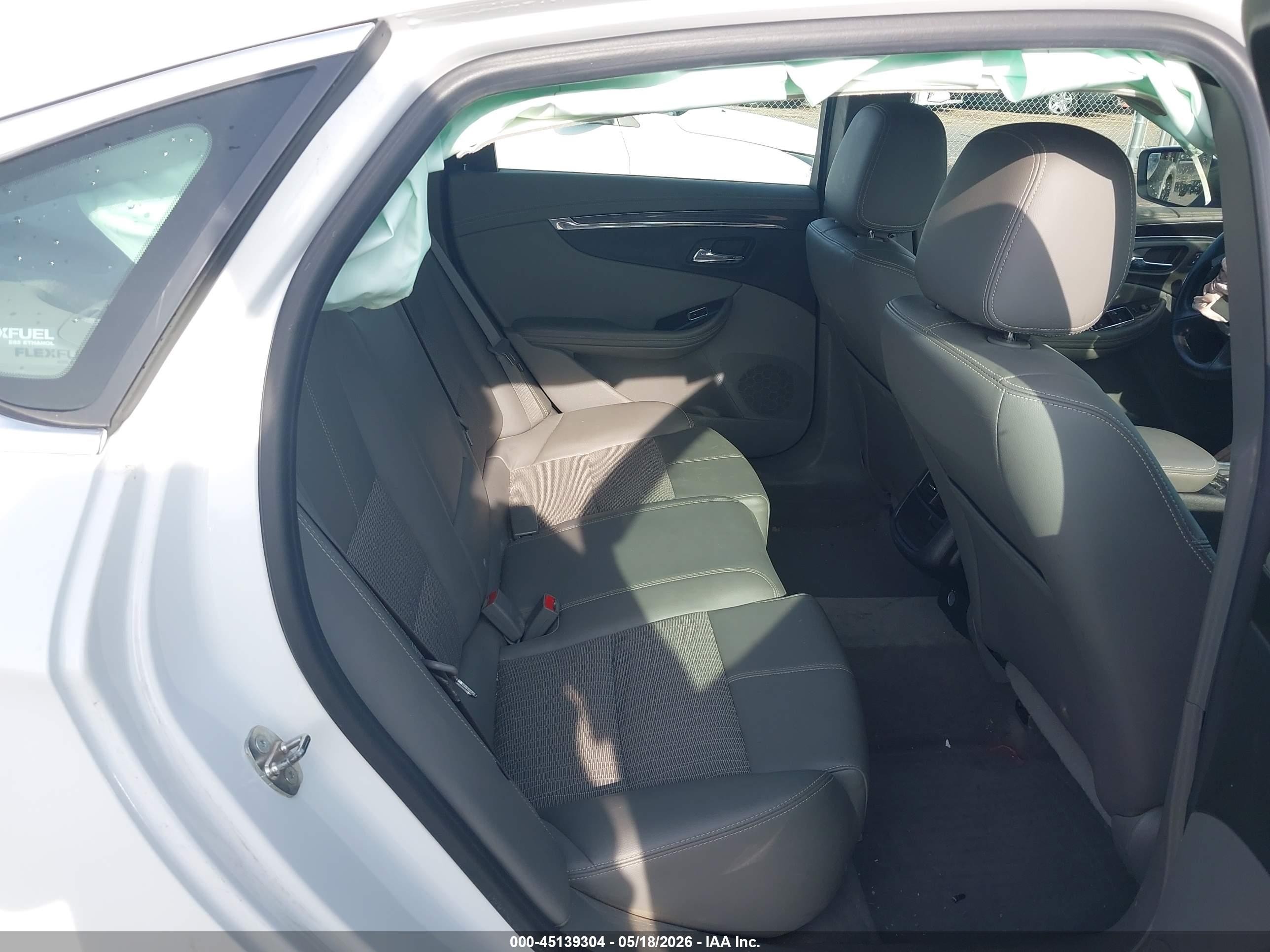 2015 Chevrolet Impala 2lt White vin: 2G1125S34F9202236