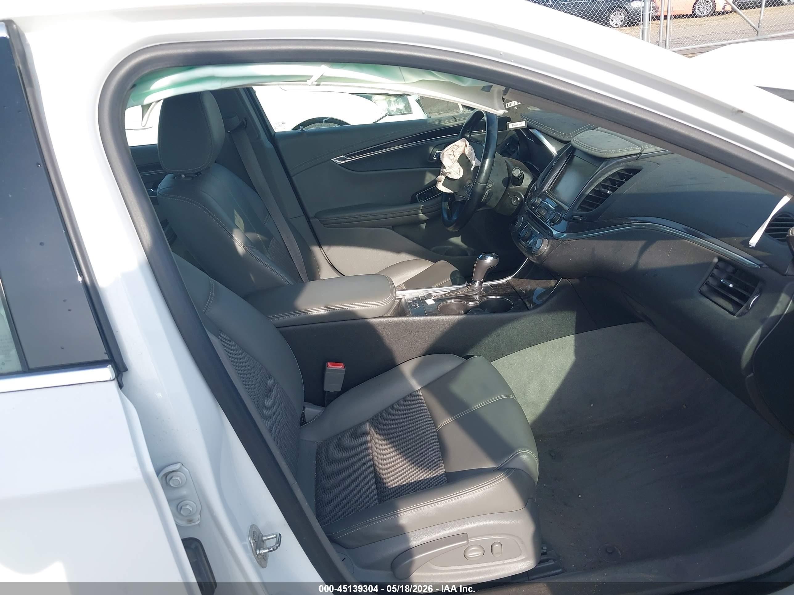 2015 Chevrolet Impala 2lt White vin: 2G1125S34F9202236