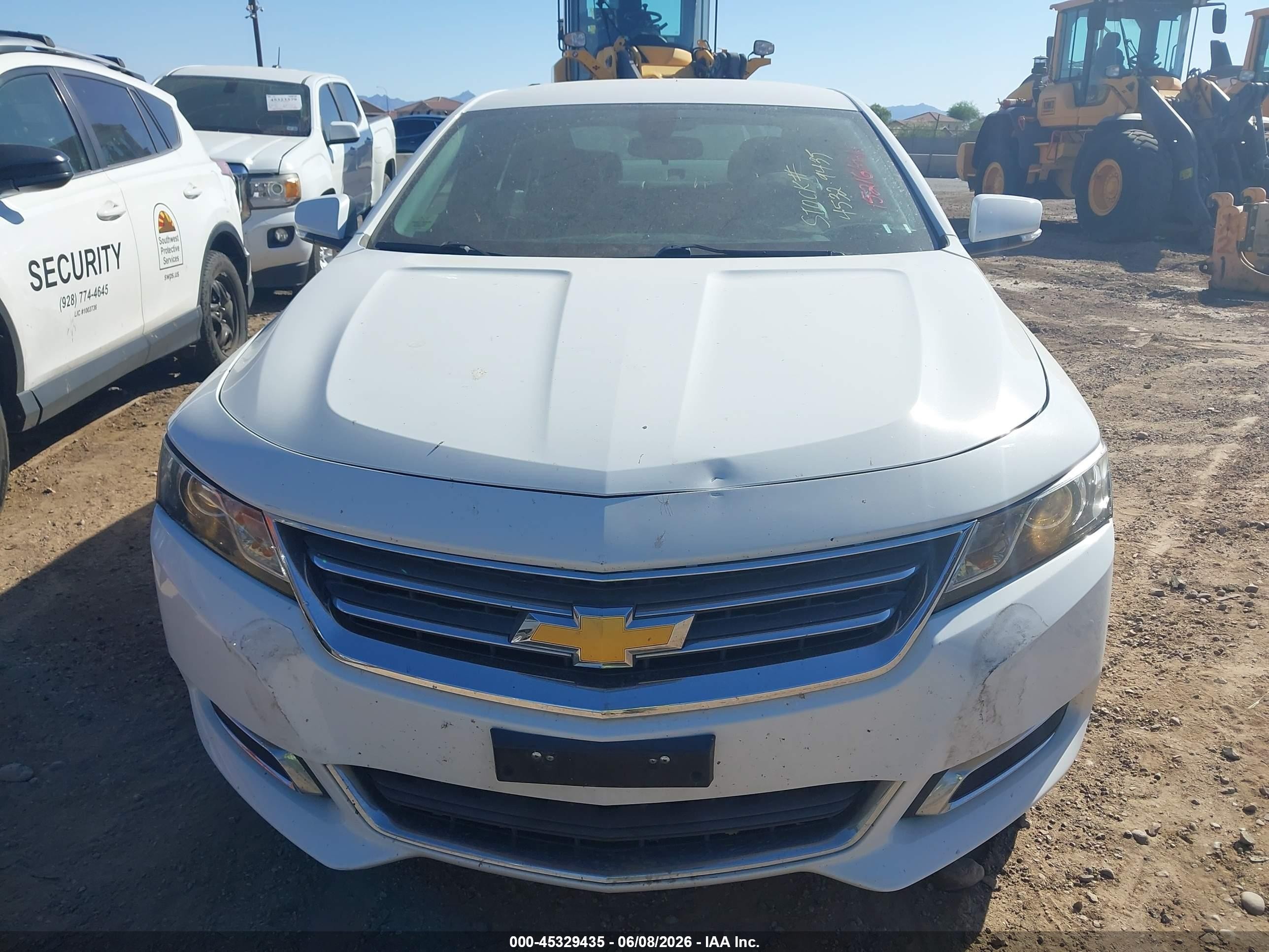 2015 Chevrolet Impala 2lt White vin: 2G1125S34F9261786