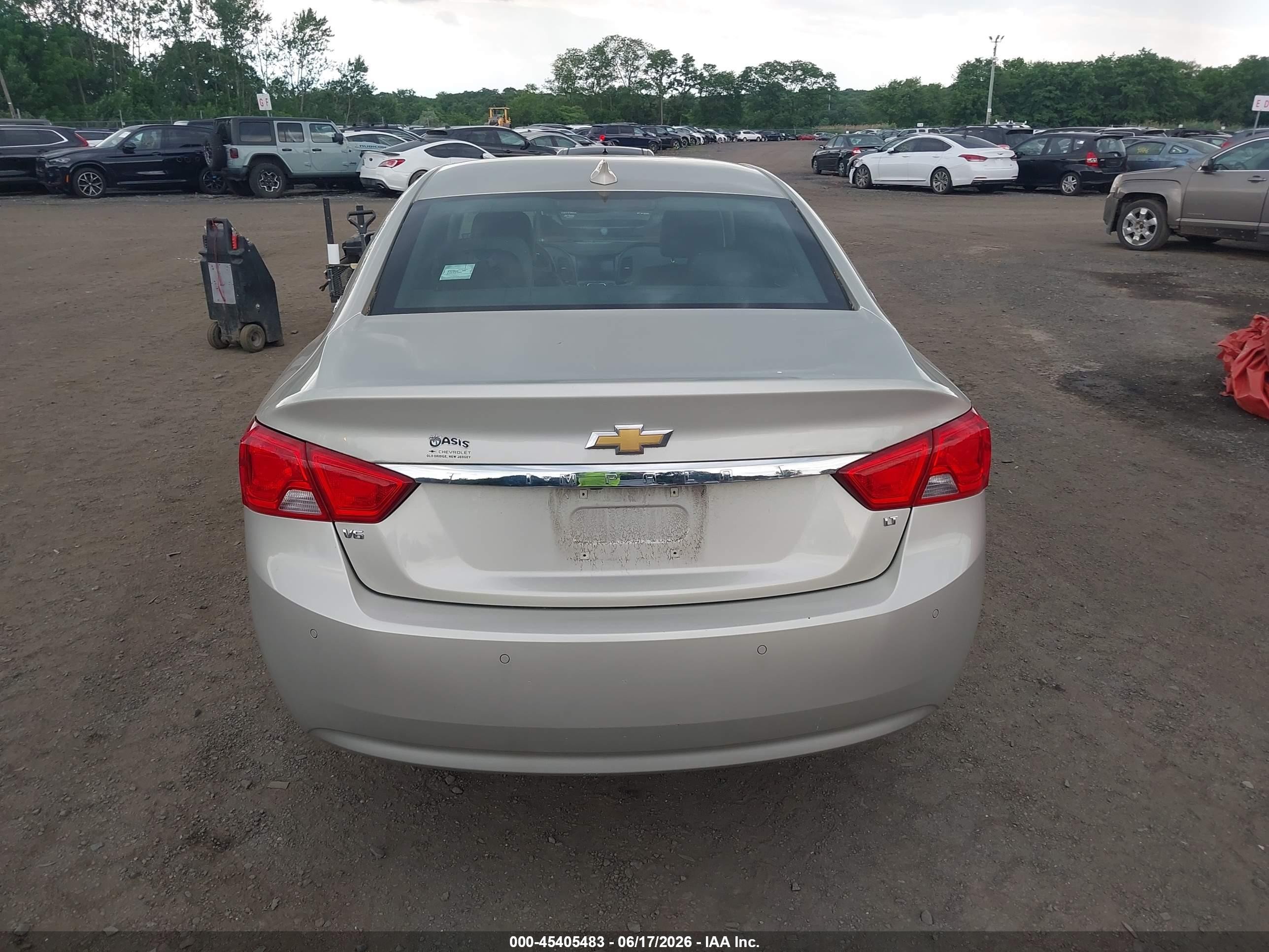 2015 Chevrolet Impala 2lt Beige vin: 2G1125S34F9265188