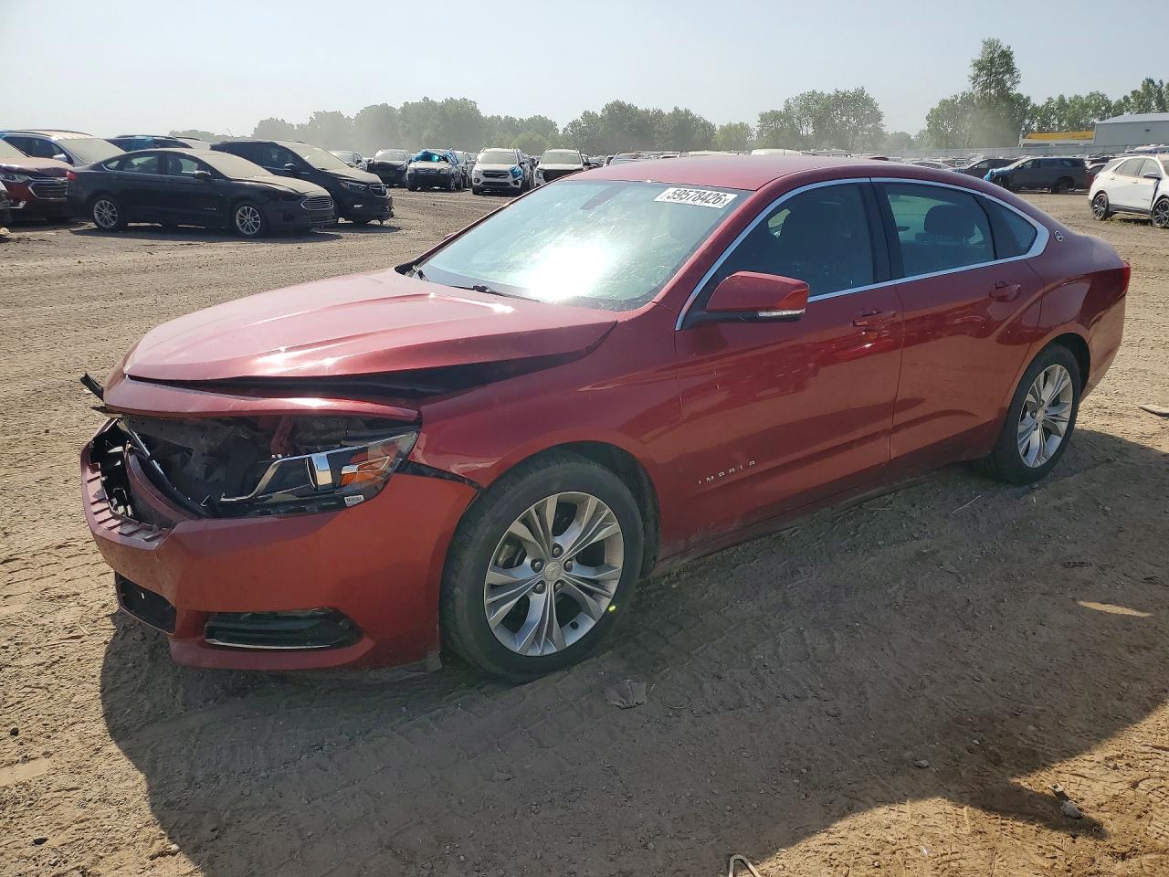 2015 Chevrolet Impala Lt Red vin: 2G1125S34F9295727