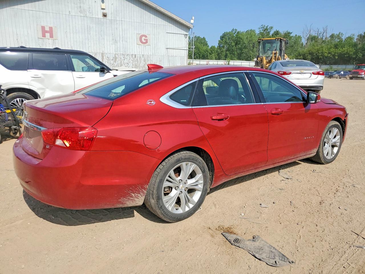 2015 Chevrolet Impala Lt Red vin: 2G1125S34F9295727