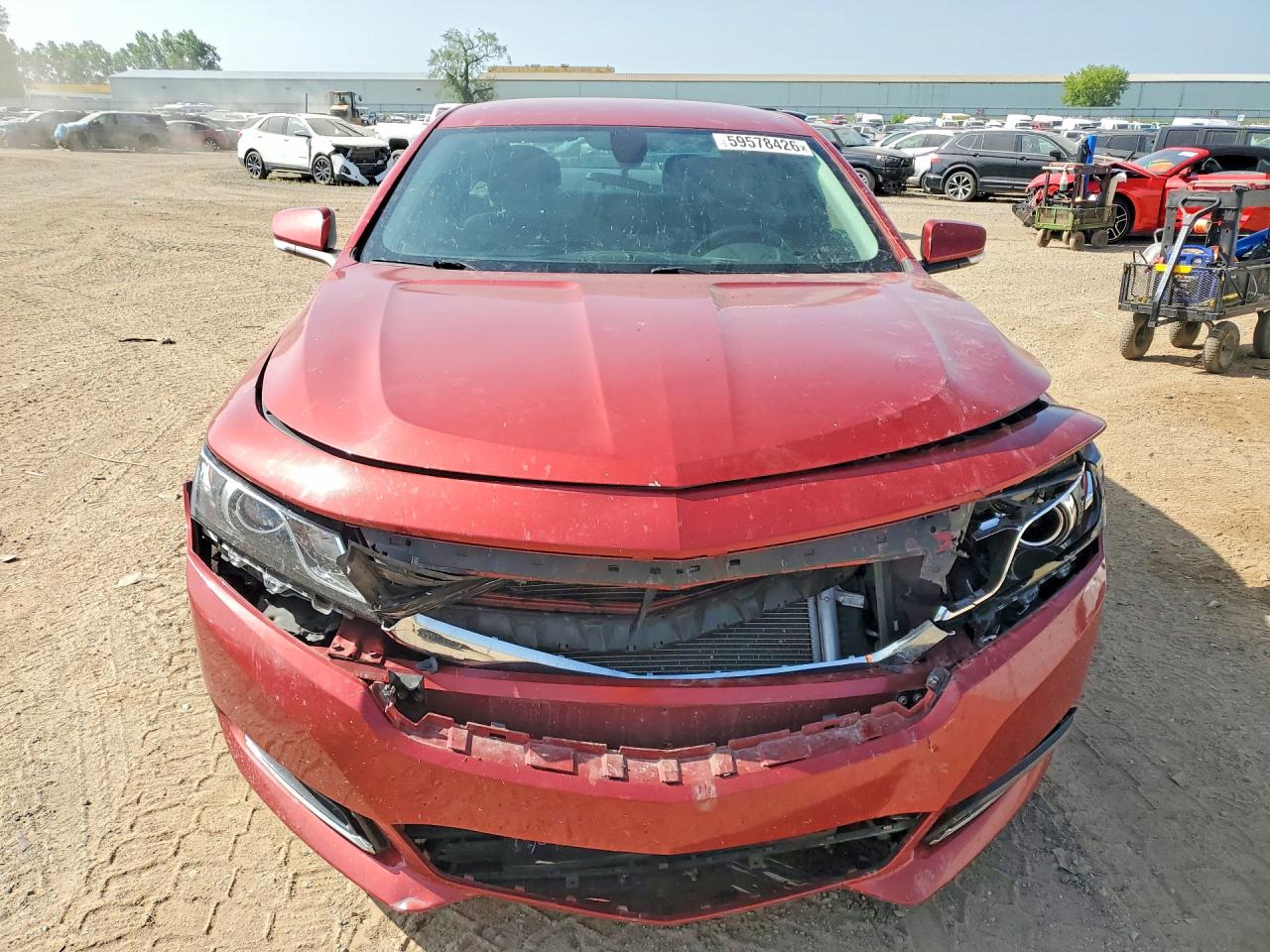 2015 Chevrolet Impala Lt Red vin: 2G1125S34F9295727