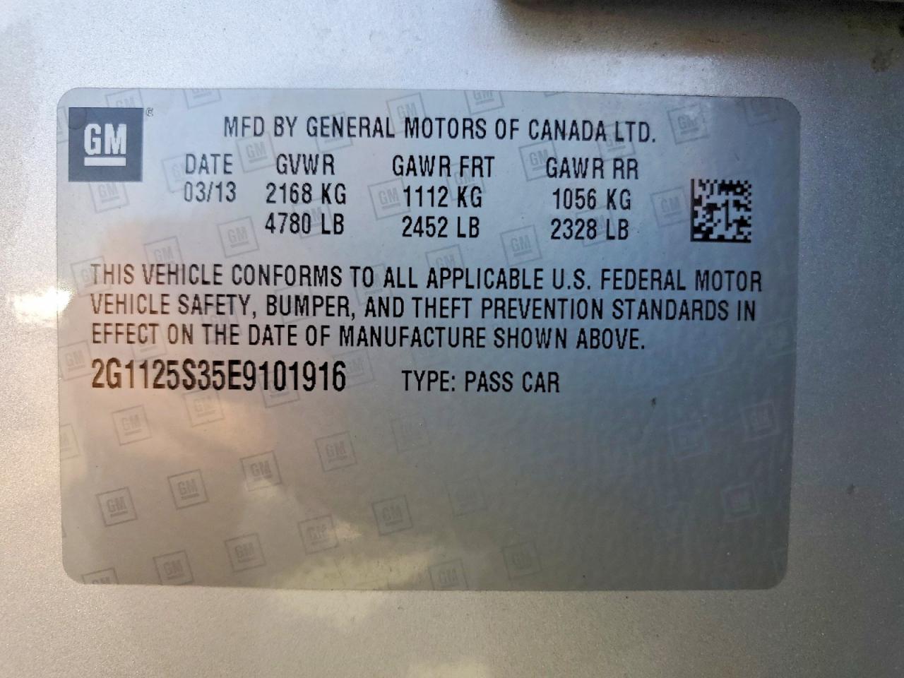 2014 Chevrolet Impala Lt Silver vin: 2G1125S35E9101916