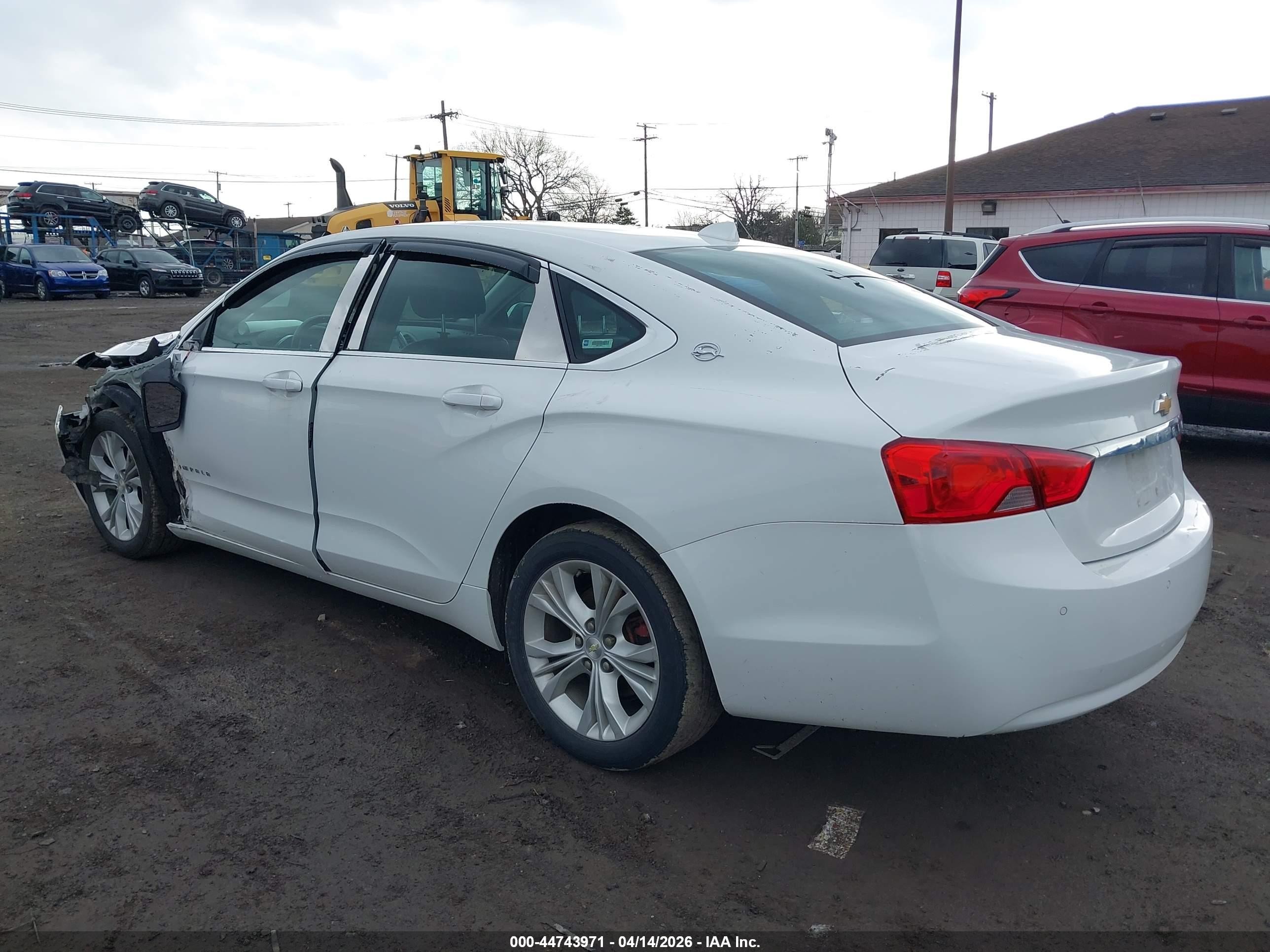 2014 Chevrolet Impala 2lt White vin: 2G1125S35E9135385