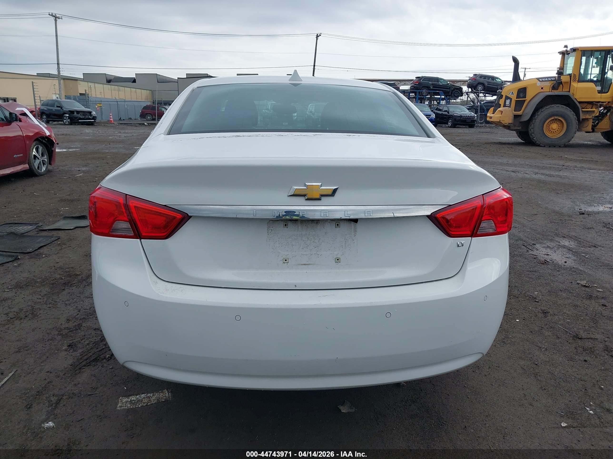 2014 Chevrolet Impala 2lt White vin: 2G1125S35E9135385
