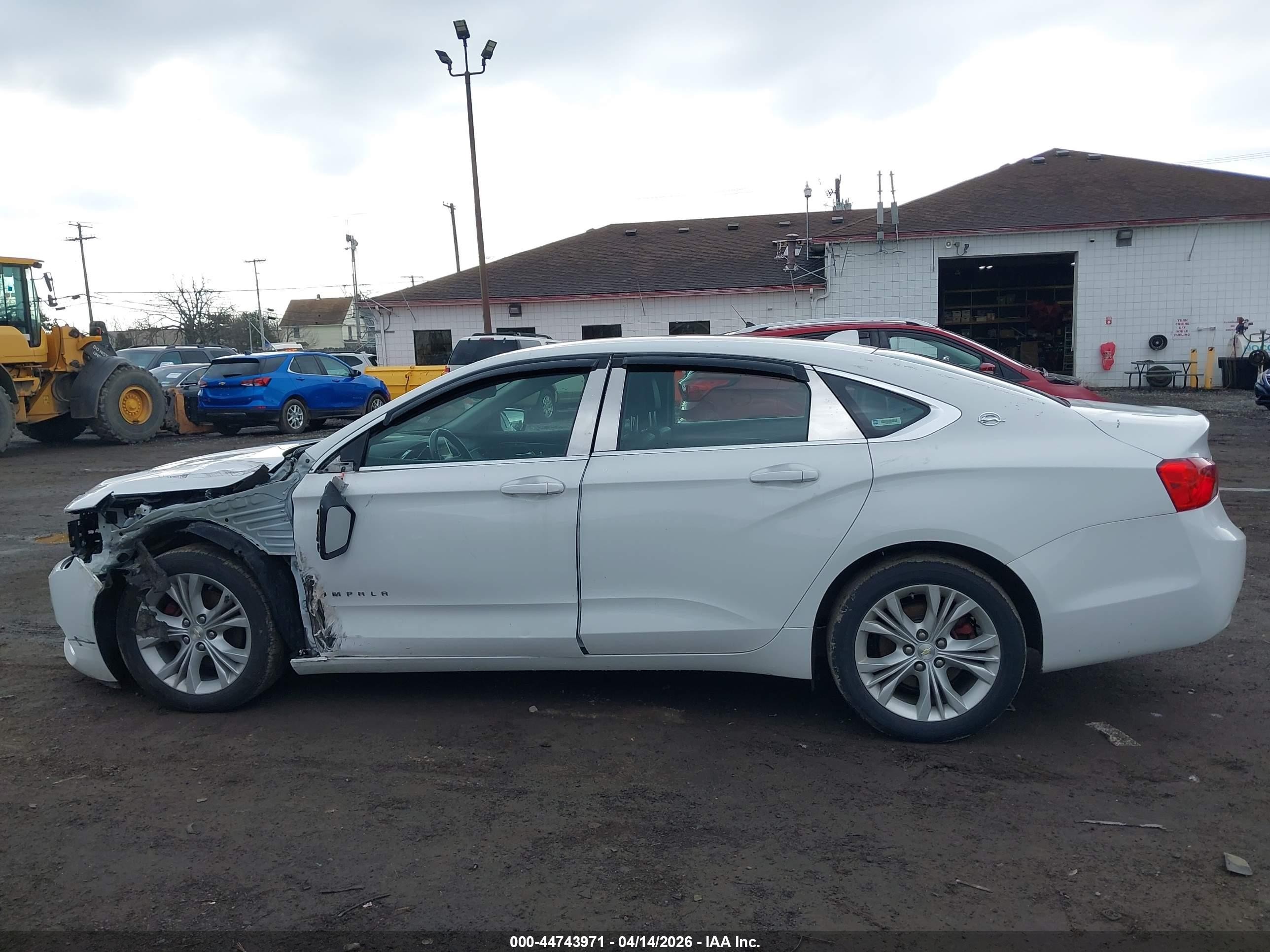 2014 Chevrolet Impala 2lt White vin: 2G1125S35E9135385