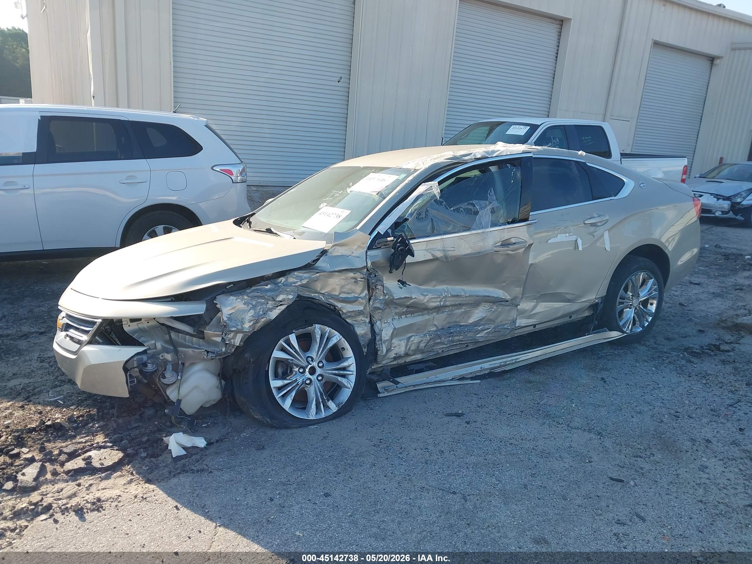 2014 Chevrolet Impala 2lt Silver vin: 2G1125S35E9138979
