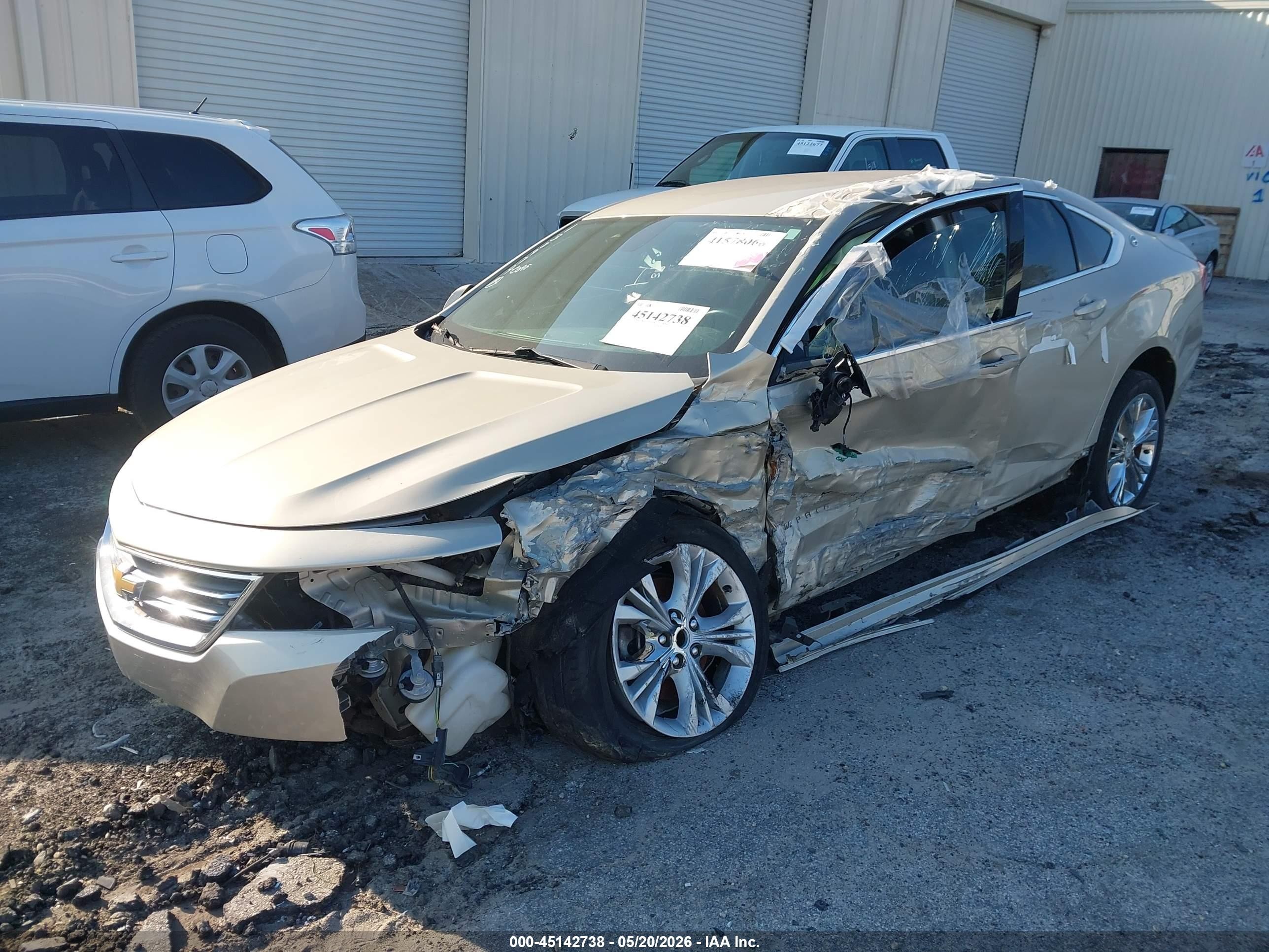 2014 Chevrolet Impala 2lt Silver vin: 2G1125S35E9138979