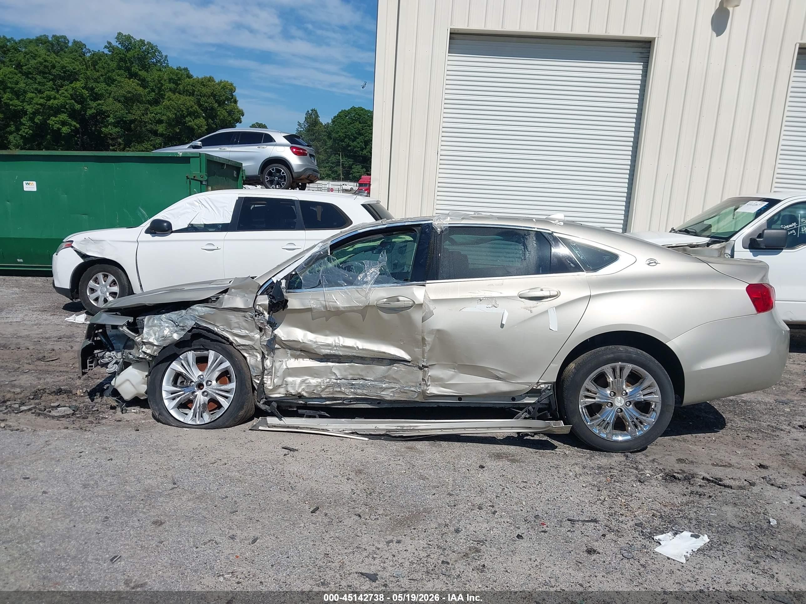 2014 Chevrolet Impala 2lt Silver vin: 2G1125S35E9138979