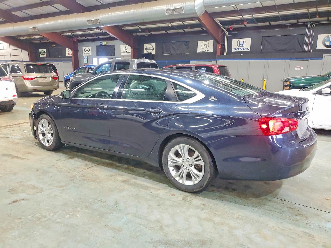 2014 Chevrolet Impala Lt Blue vin: 2G1125S35E9194968
