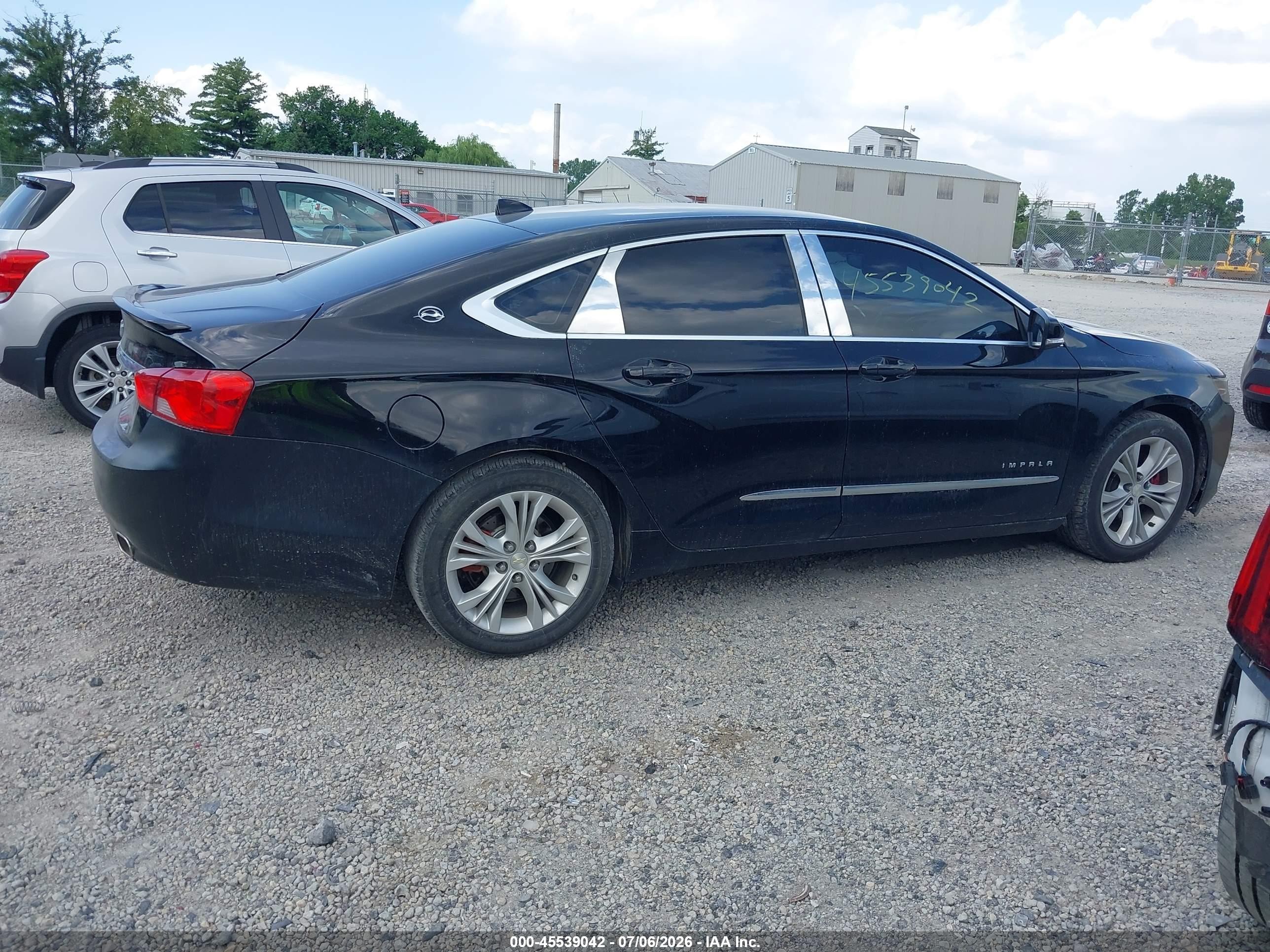2014 Chevrolet Impala 2lt Black vin: 2G1125S35E9200994