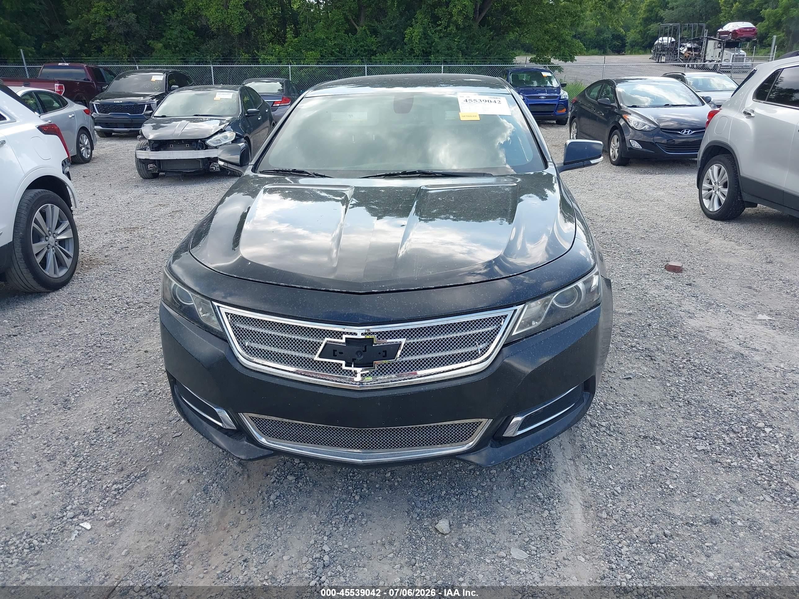 2014 Chevrolet Impala 2lt Black vin: 2G1125S35E9200994