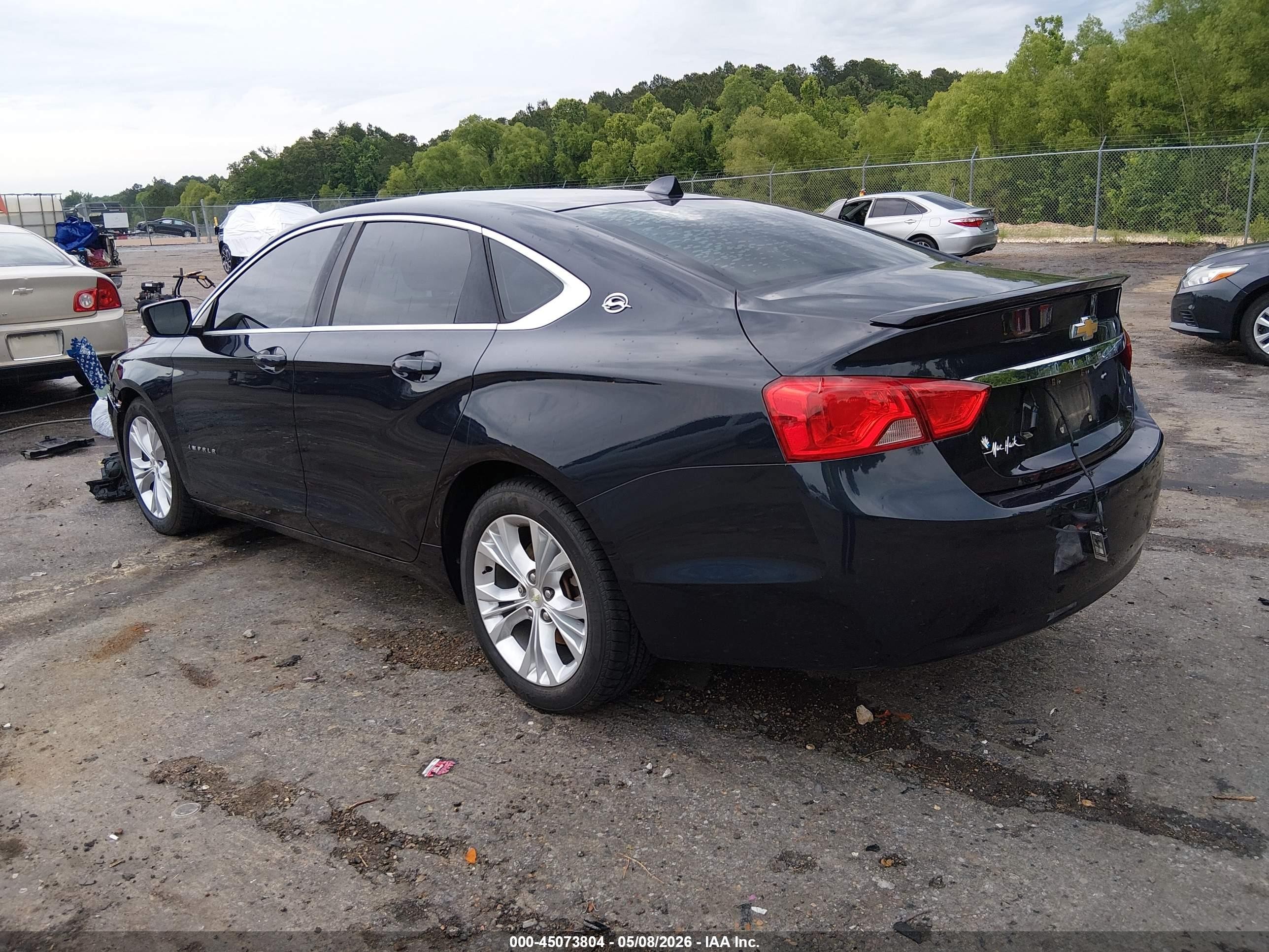2014 Chevrolet Impala 2lt Dark Blue vin: 2G1125S35E9205953