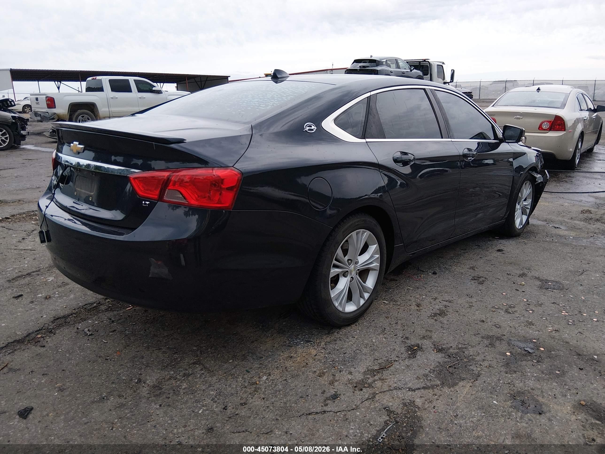 2014 Chevrolet Impala 2lt Dark Blue vin: 2G1125S35E9205953
