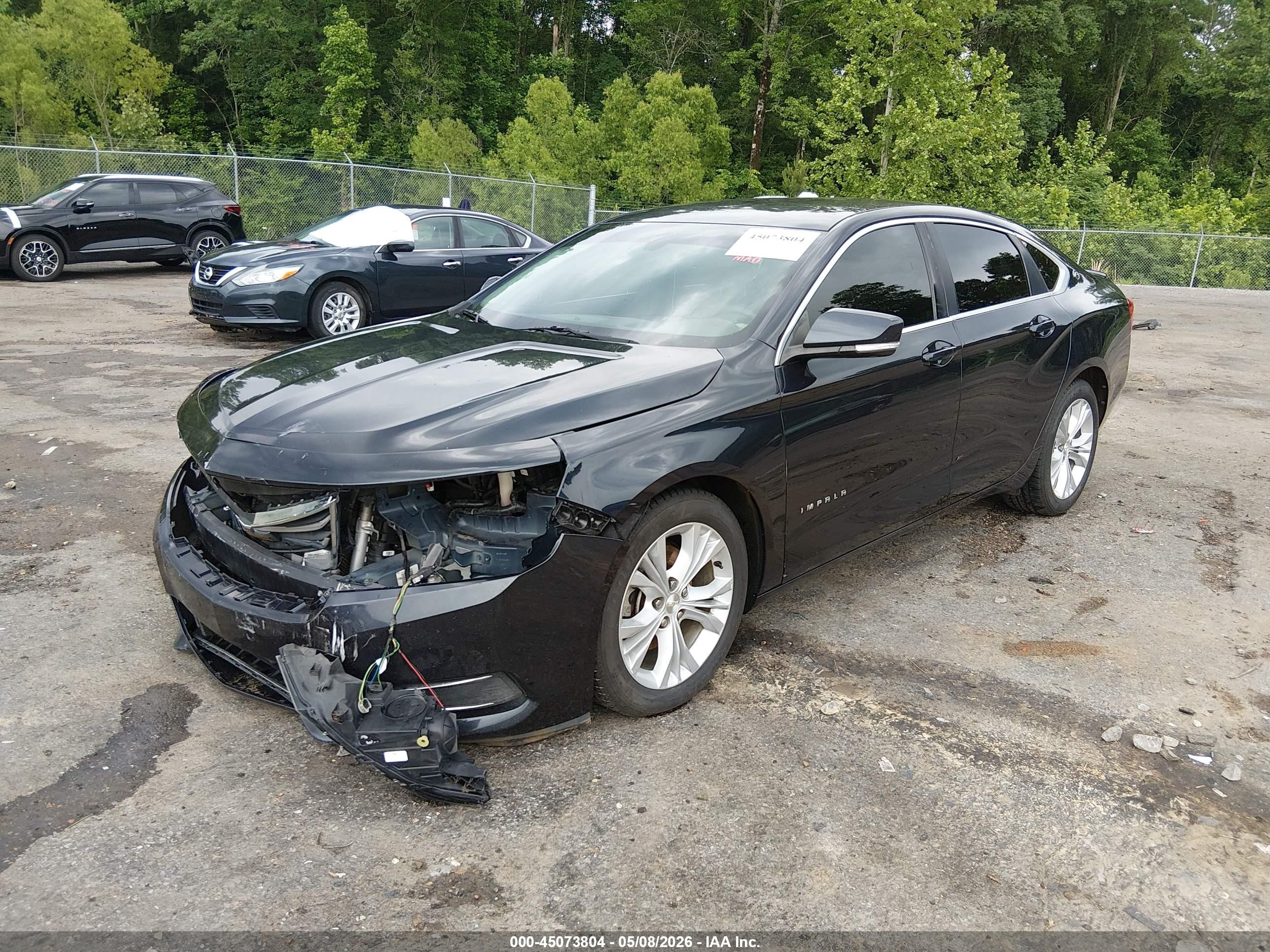 2014 Chevrolet Impala 2lt Dark Blue vin: 2G1125S35E9205953