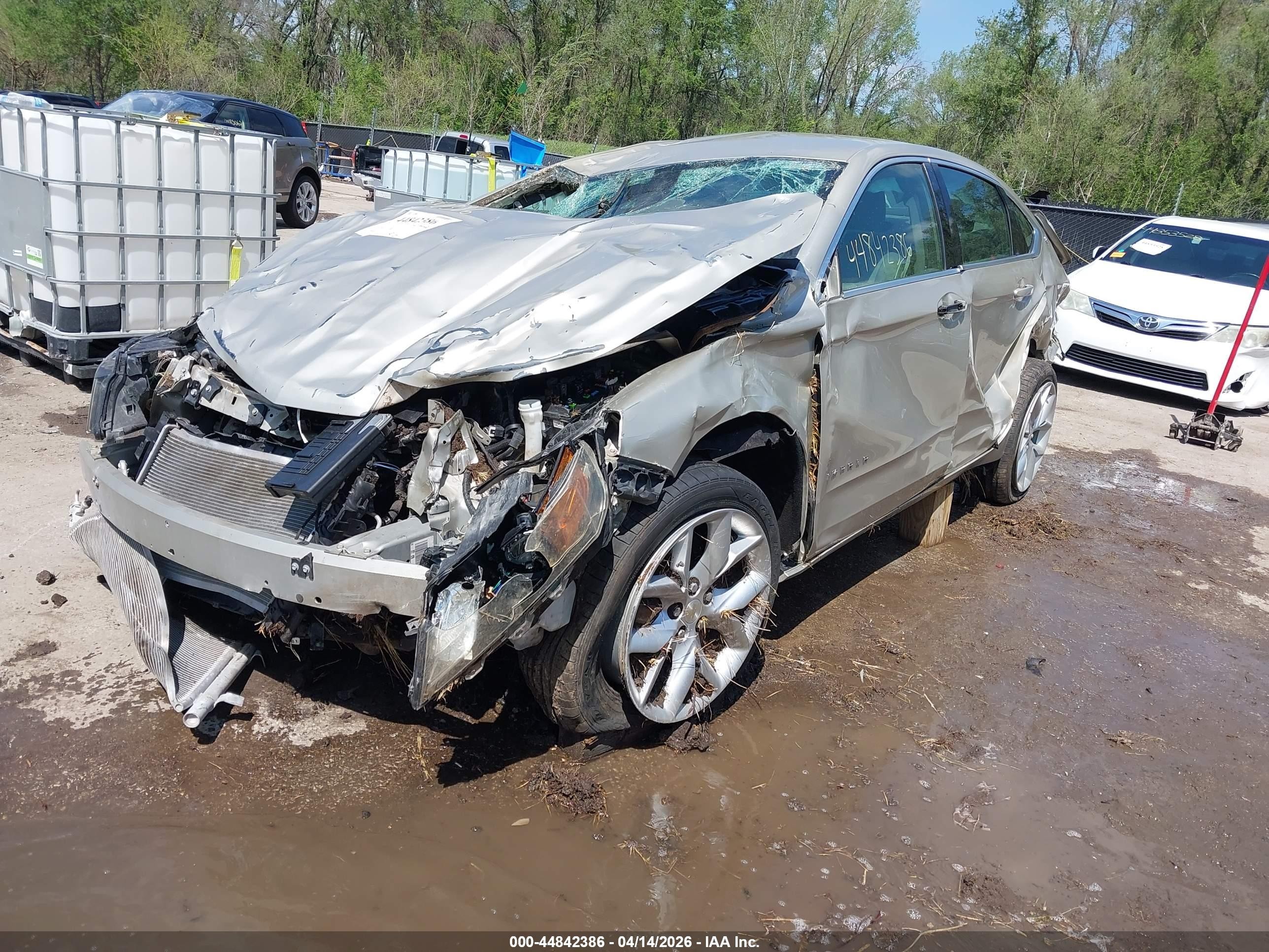 2014 Chevrolet Impala 2lt Beige vin: 2G1125S35E9239598