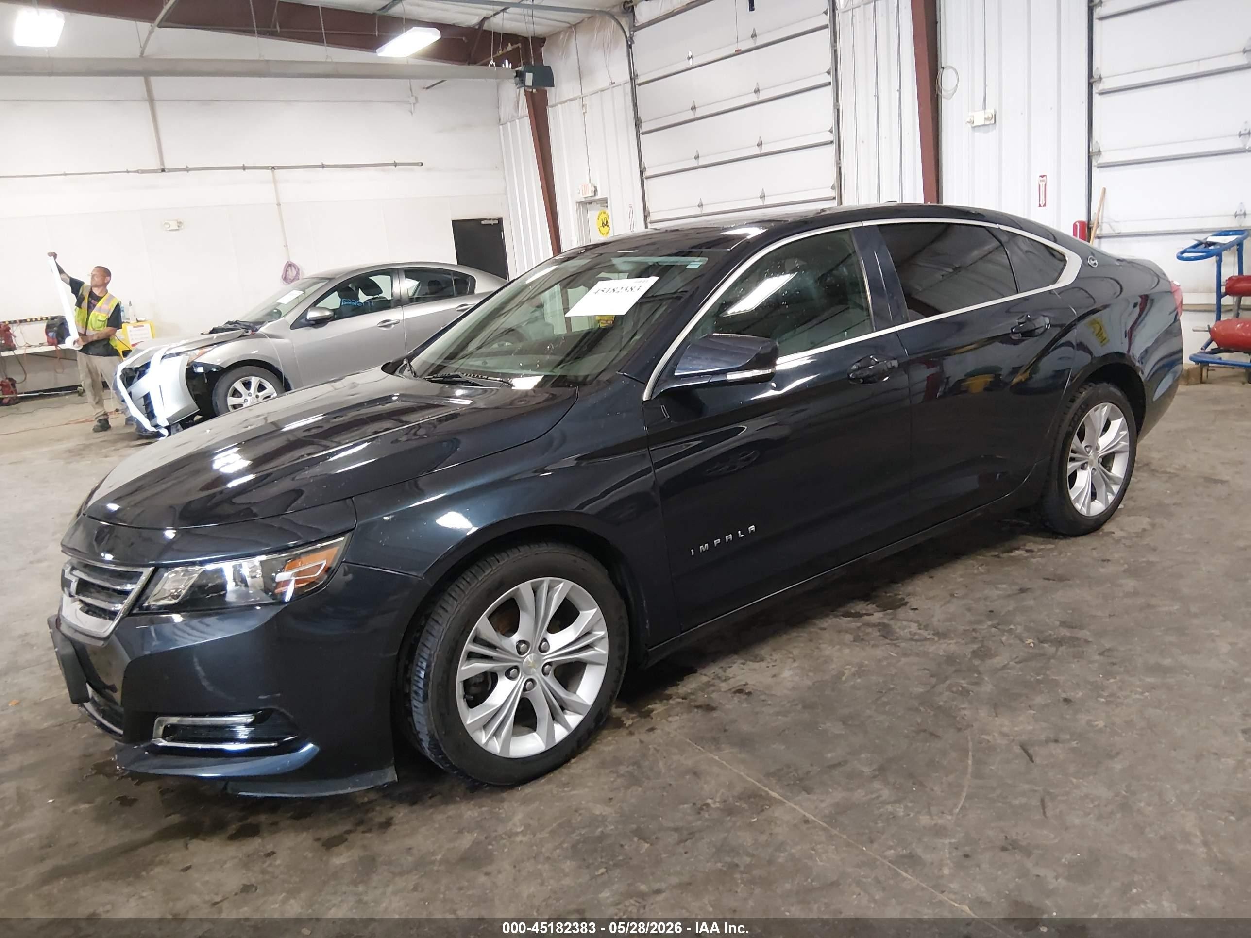 2014 Chevrolet Impala 2lt Синий vin: 2G1125S35E9312338