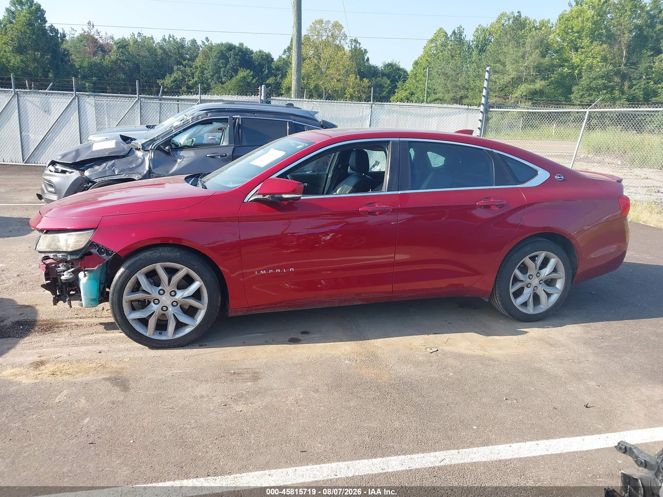 2015 Chevrolet Impala 2lt Burgundy vin: 2G1125S35F9100637