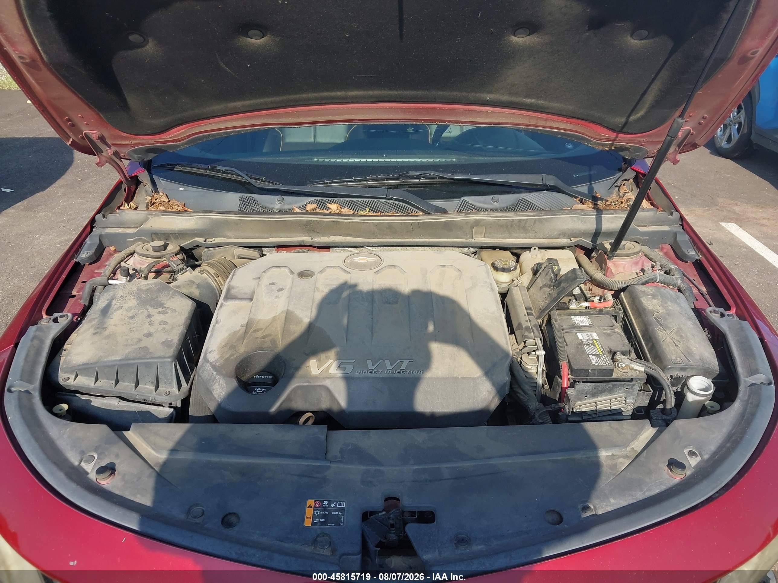 2015 Chevrolet Impala 2lt Burgundy vin: 2G1125S35F9100637