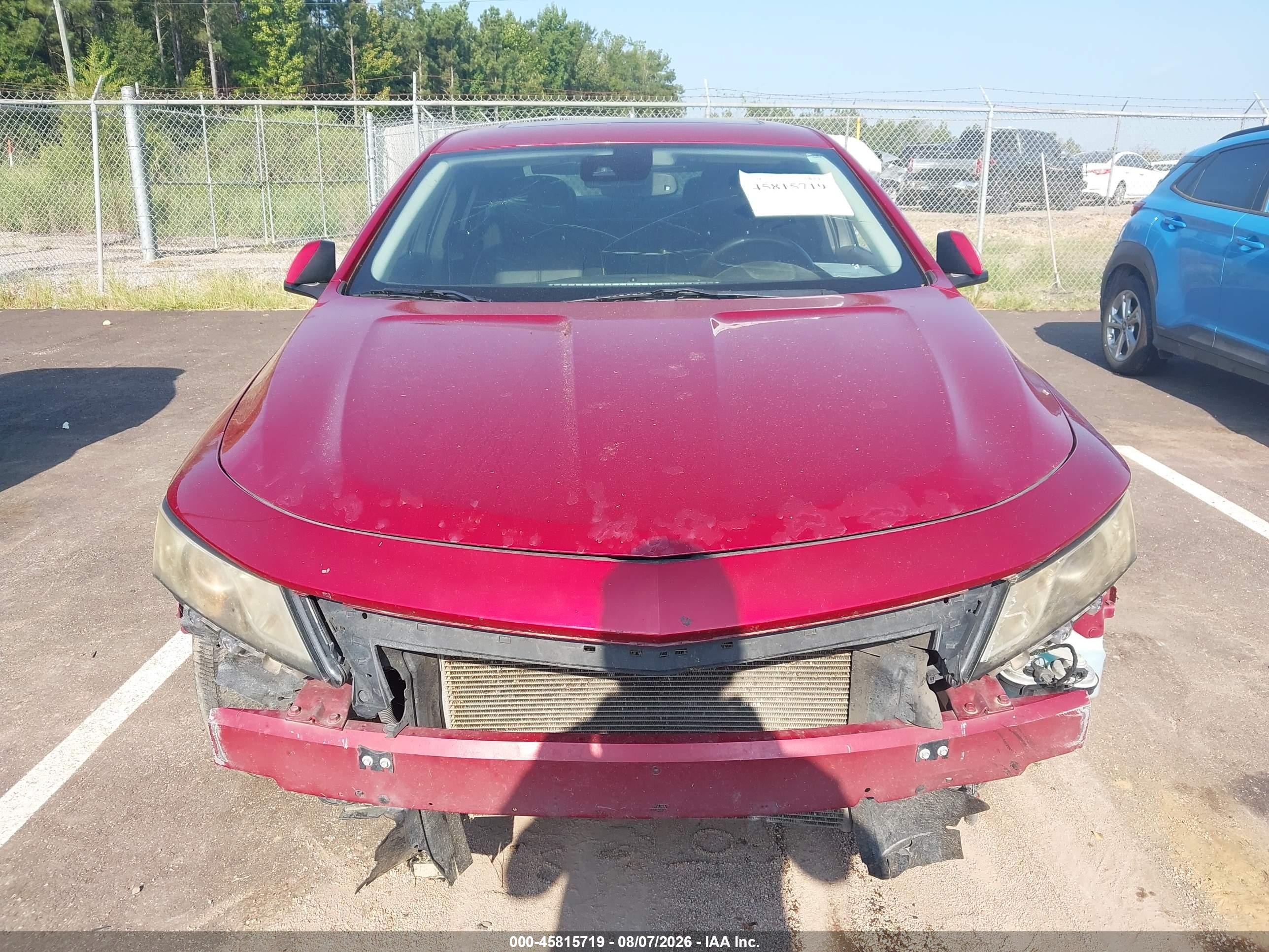 2015 Chevrolet Impala 2lt Burgundy vin: 2G1125S35F9100637