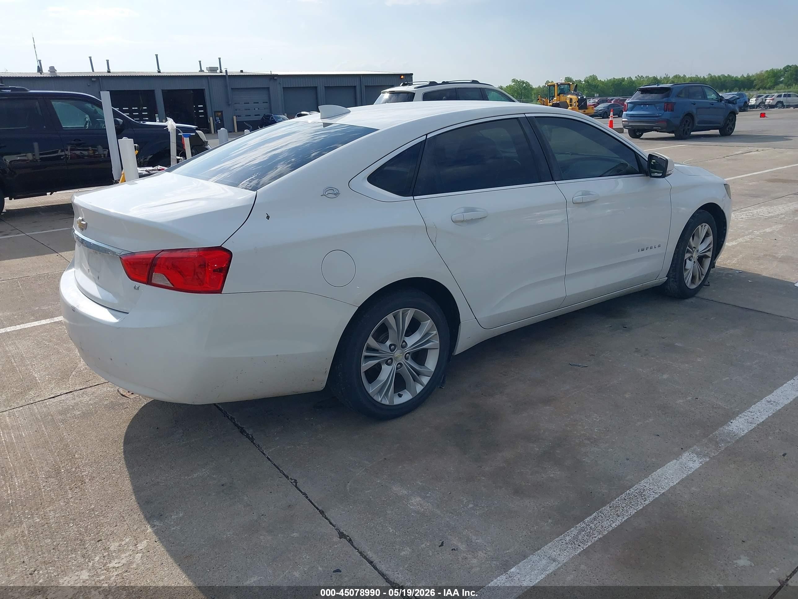 2015 Chevrolet Impala 2lt White vin: 2G1125S35F9101481