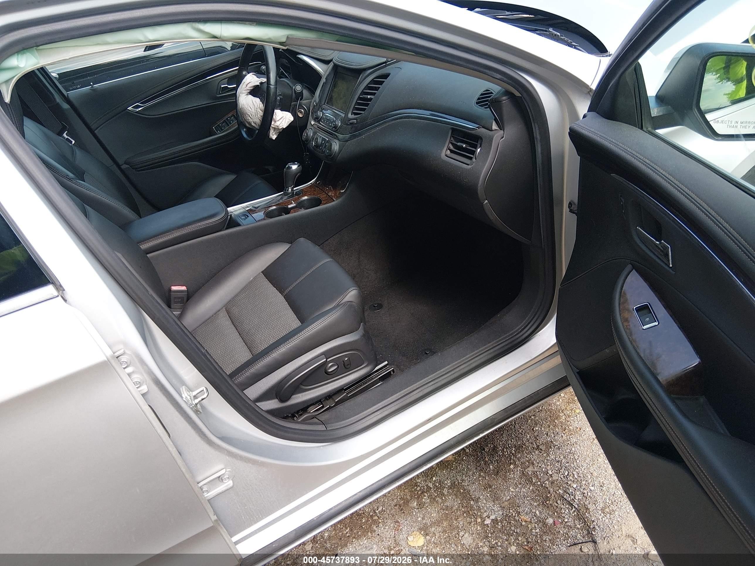 2015 Chevrolet Impala 2lt Silver vin: 2G1125S35F9111394