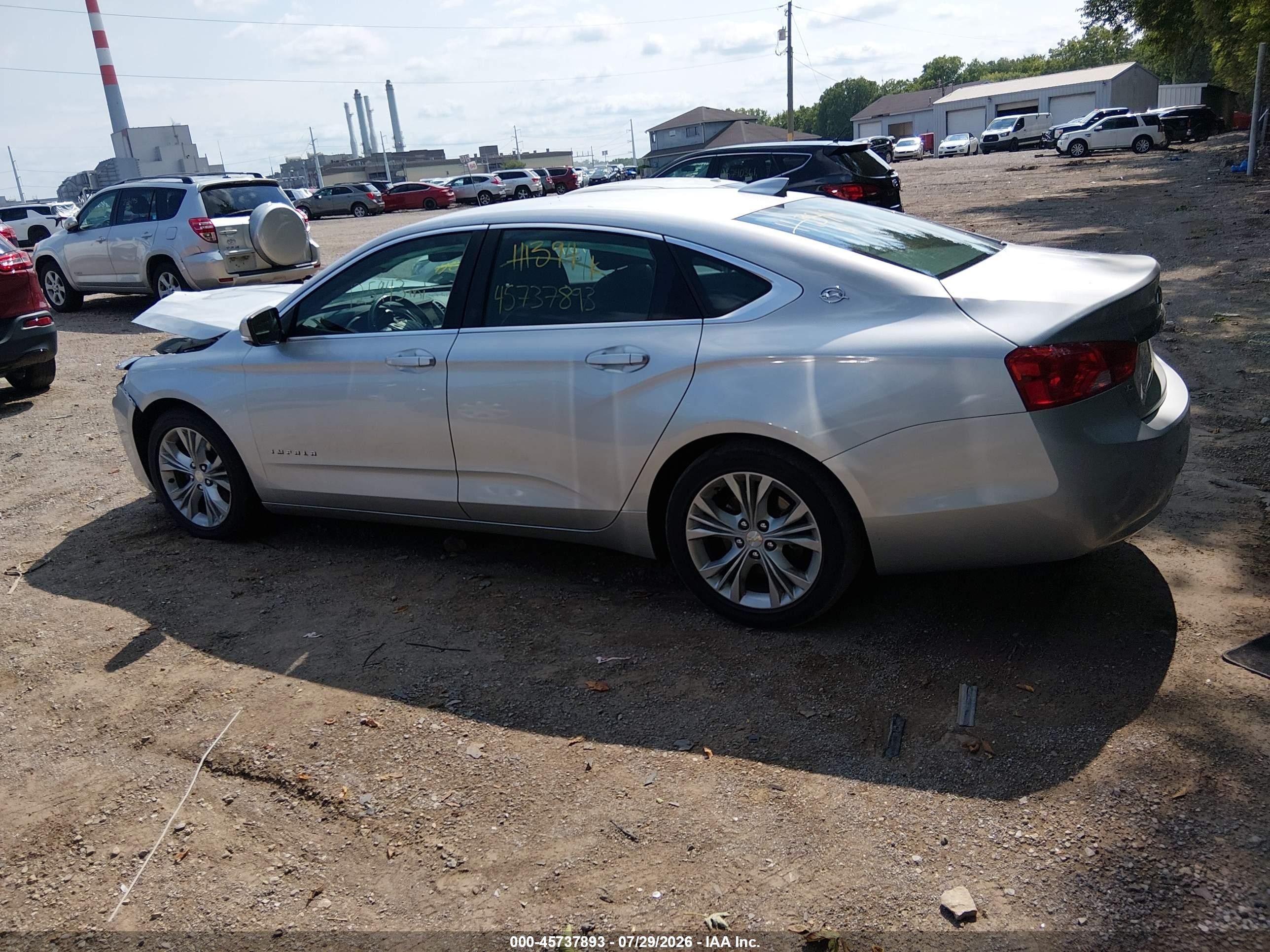 2015 Chevrolet Impala 2lt Silver vin: 2G1125S35F9111394