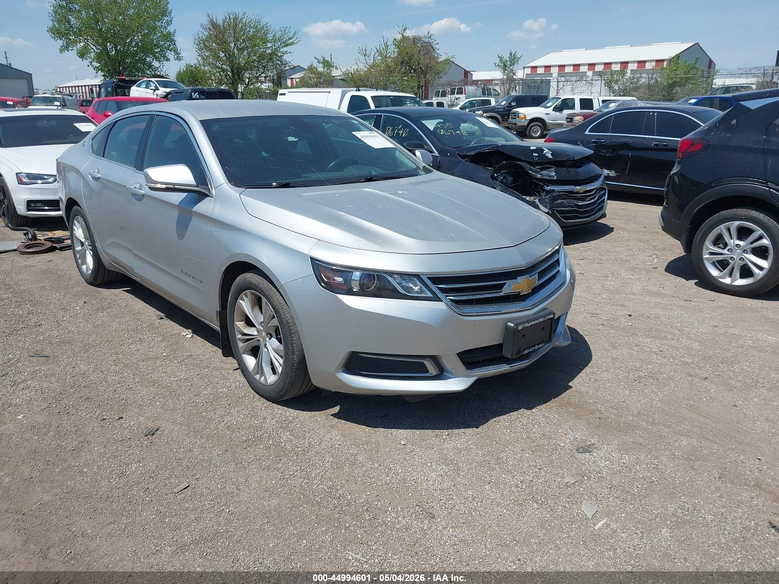 2015 Chevrolet Impala 2lt Silver vin: 2G1125S35F9125702