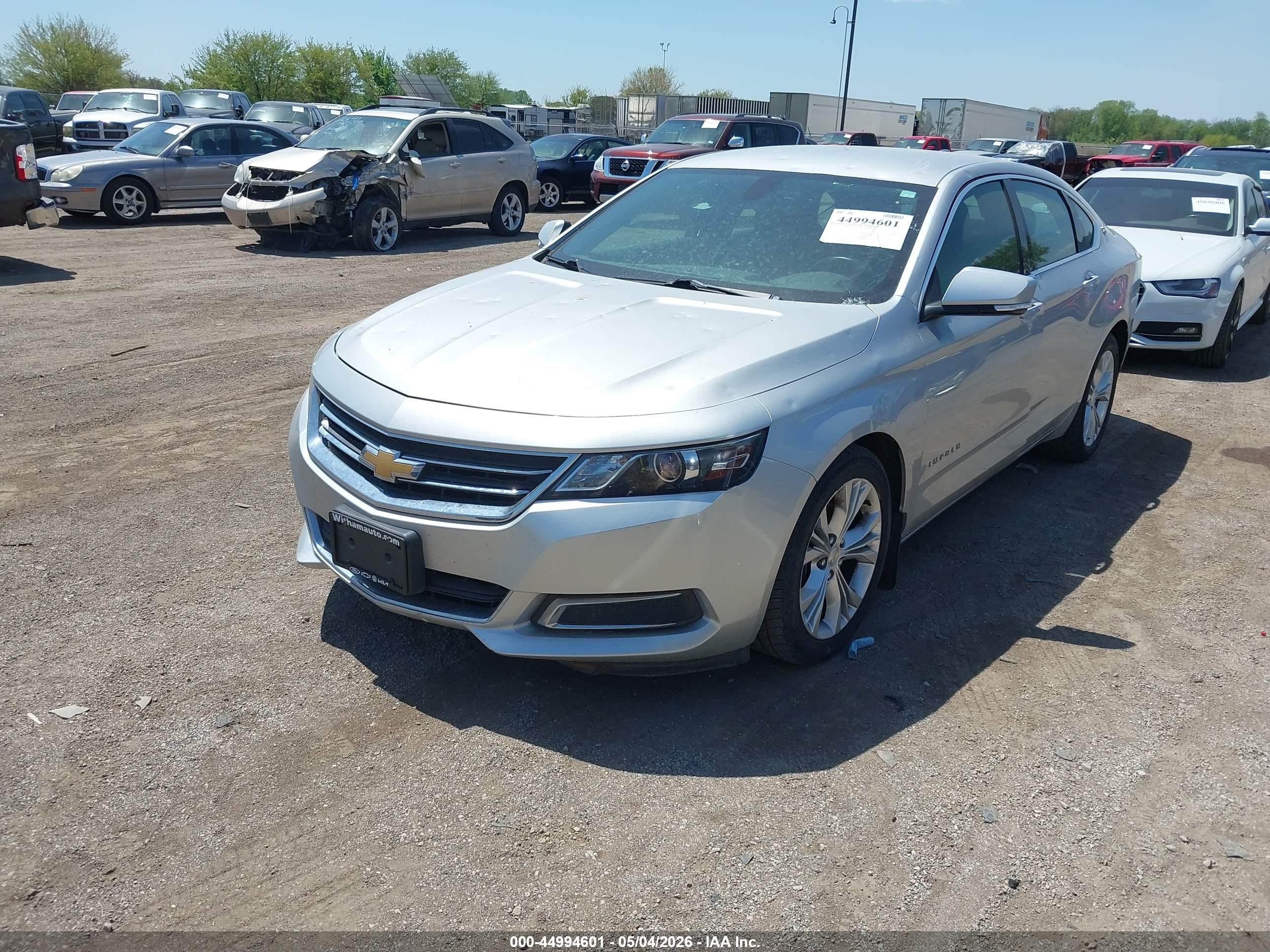 2015 Chevrolet Impala 2lt Silver vin: 2G1125S35F9125702