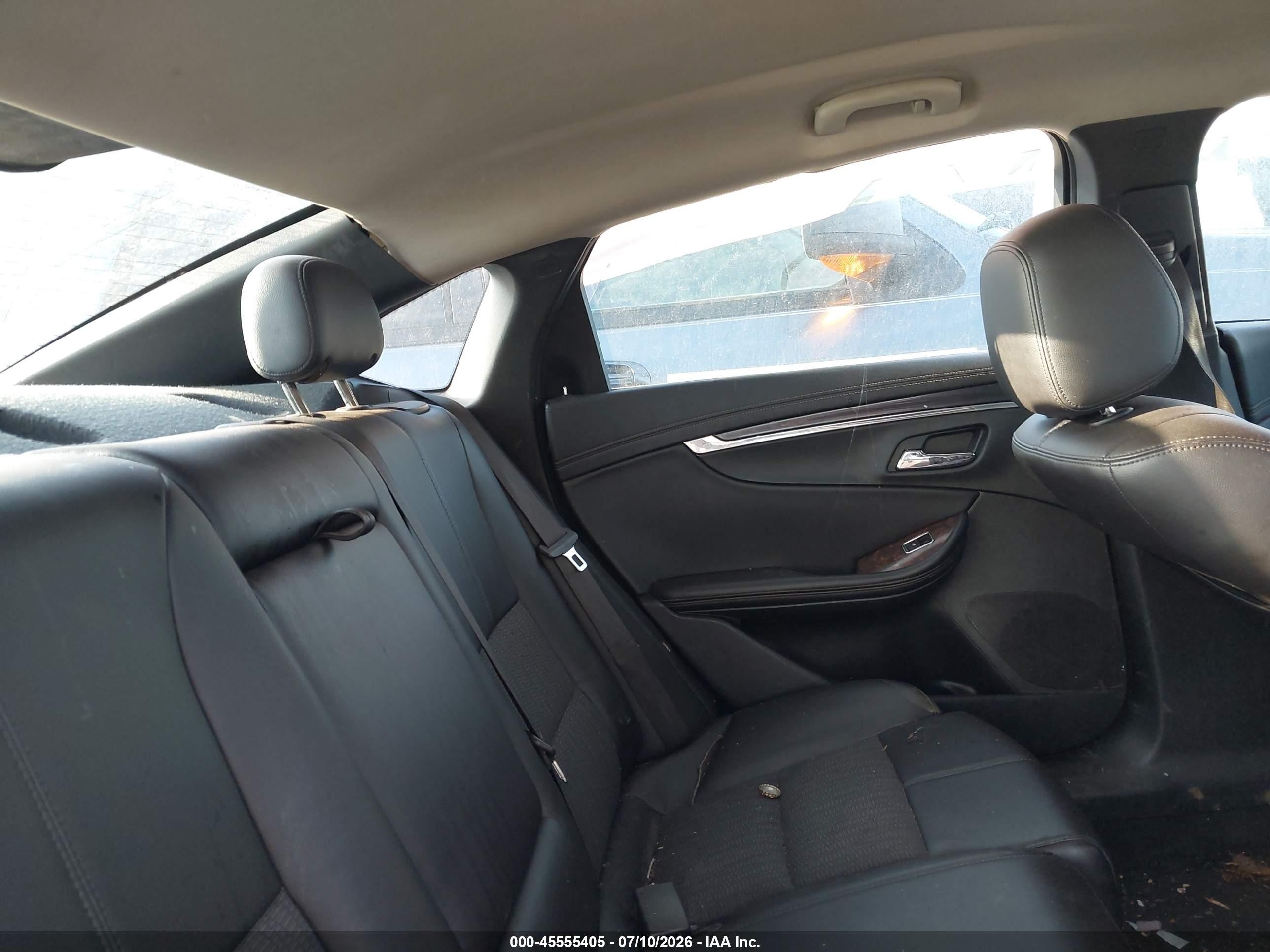 2015 Chevrolet Impala 2lt Black vin: 2G1125S35F9128728