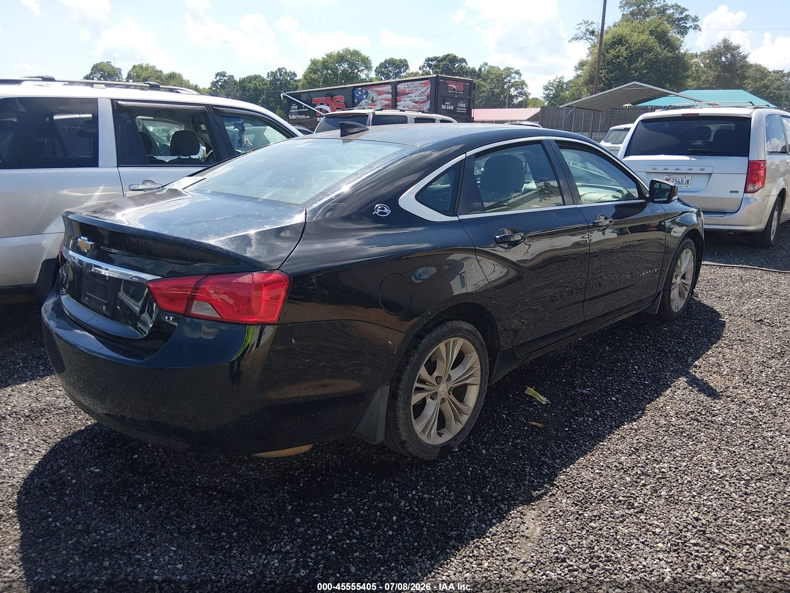 2015 Chevrolet Impala 2lt Black vin: 2G1125S35F9128728