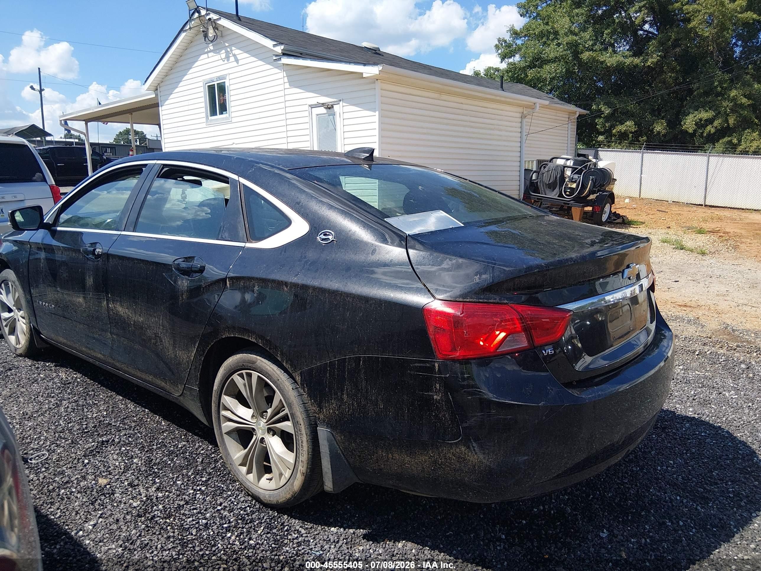 2015 Chevrolet Impala 2lt Black vin: 2G1125S35F9128728