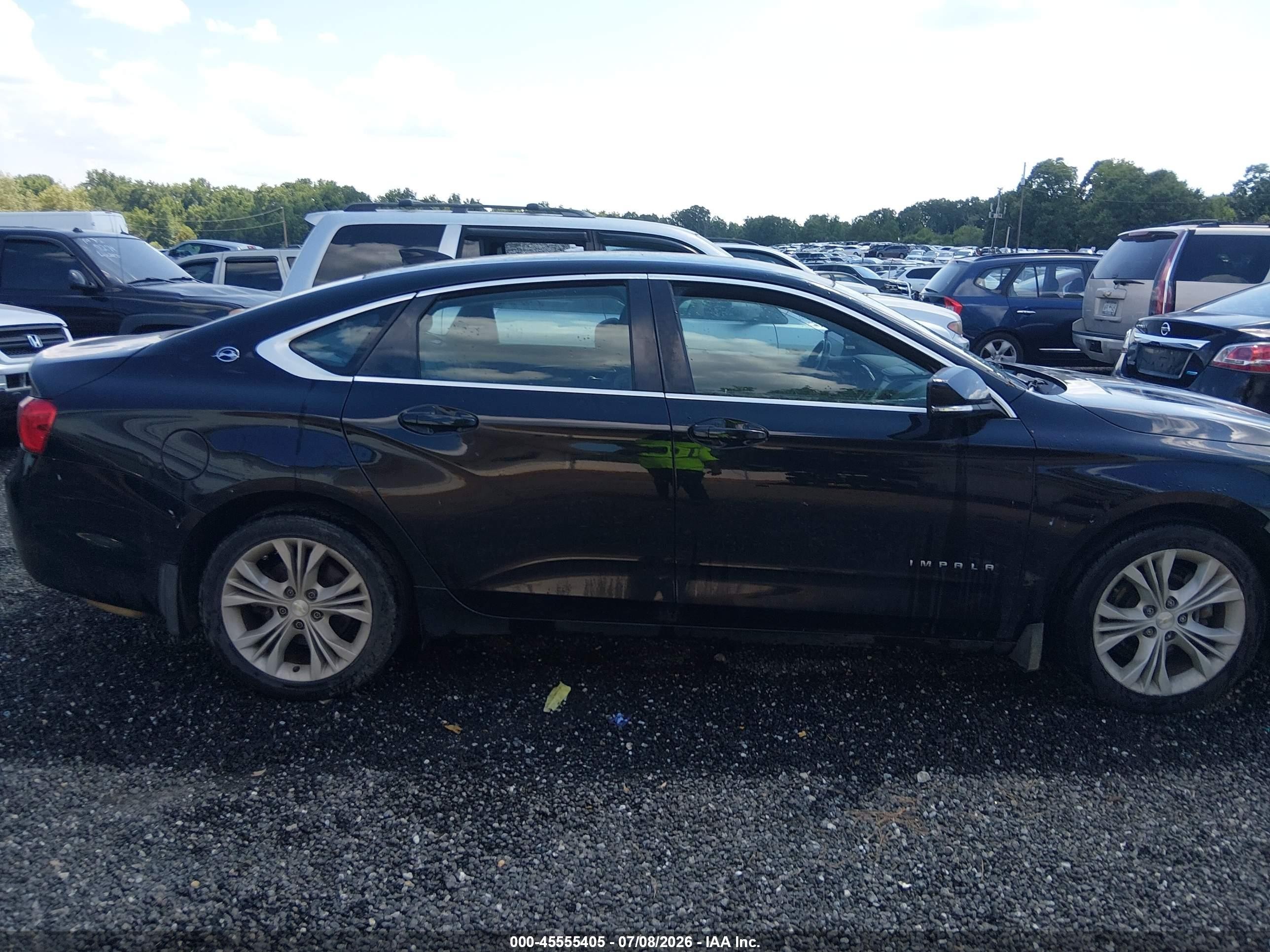 2015 Chevrolet Impala 2lt Black vin: 2G1125S35F9128728