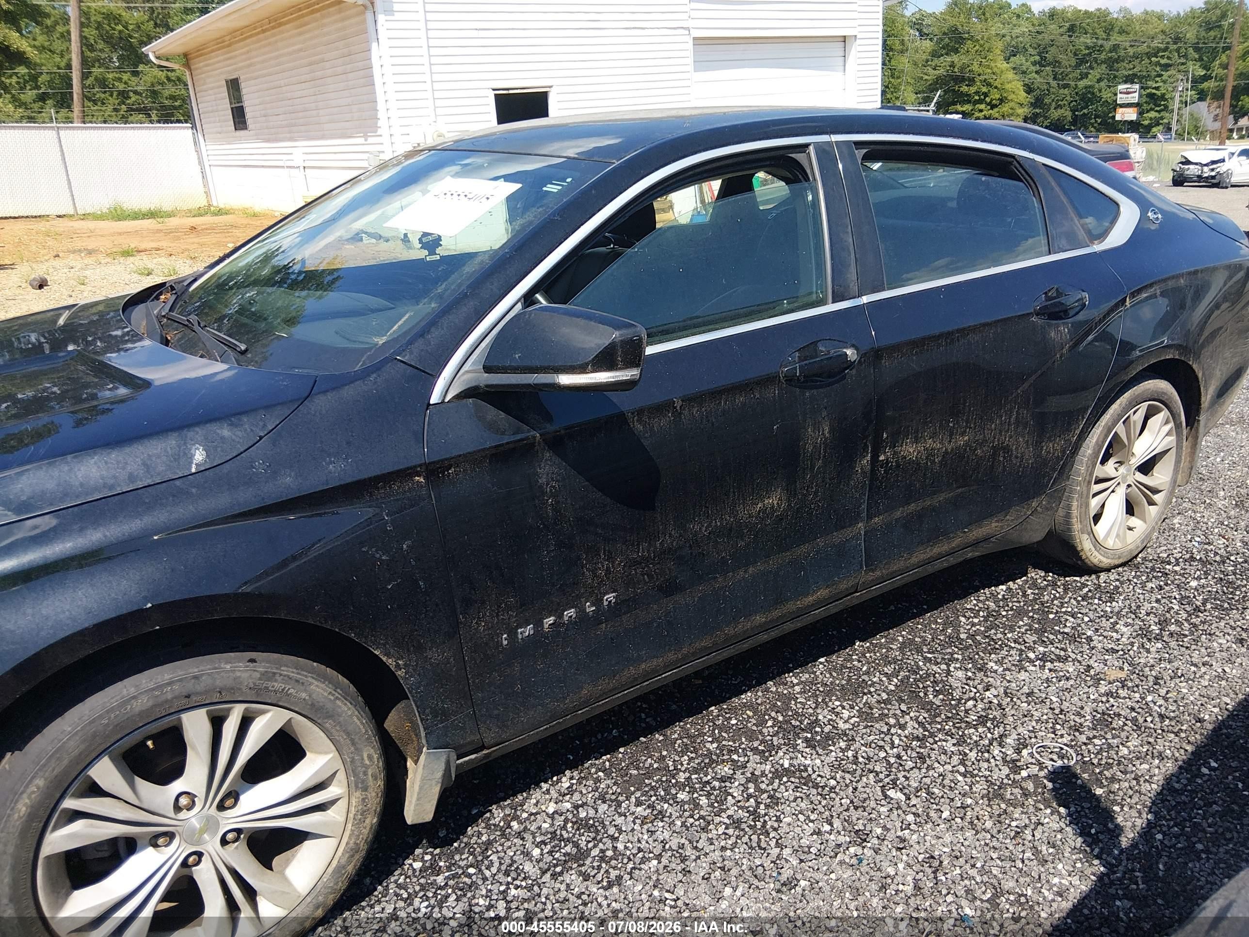 2015 Chevrolet Impala 2lt Black vin: 2G1125S35F9128728