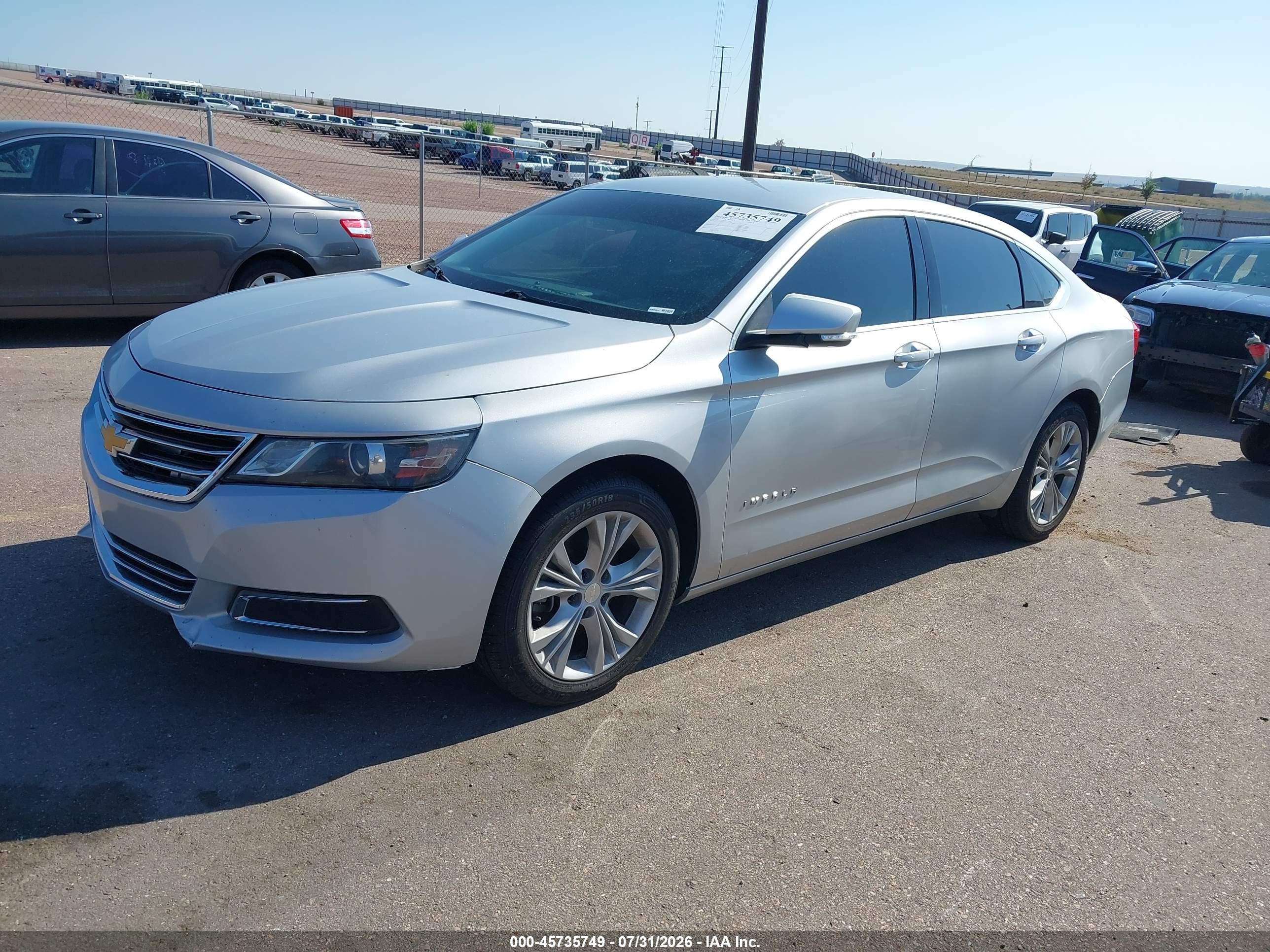 2015 Chevrolet Impala 2lt Silver vin: 2G1125S35F9170686
