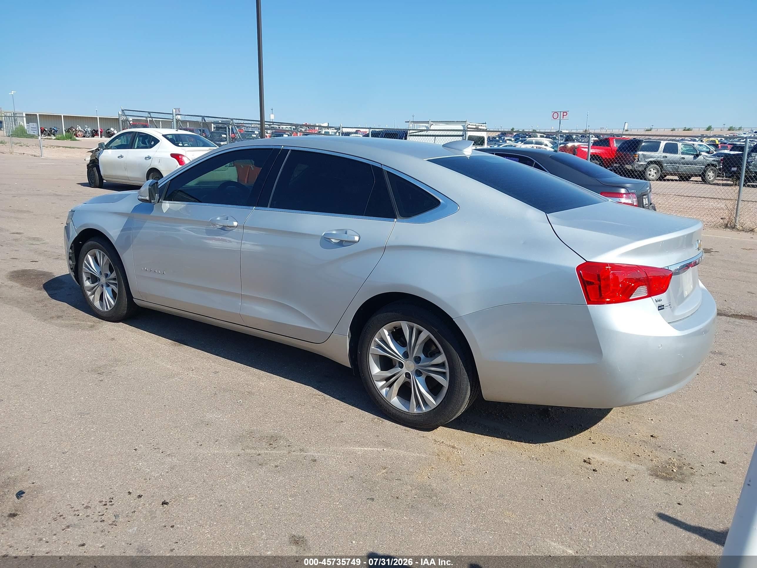 2015 Chevrolet Impala 2lt Silver vin: 2G1125S35F9170686