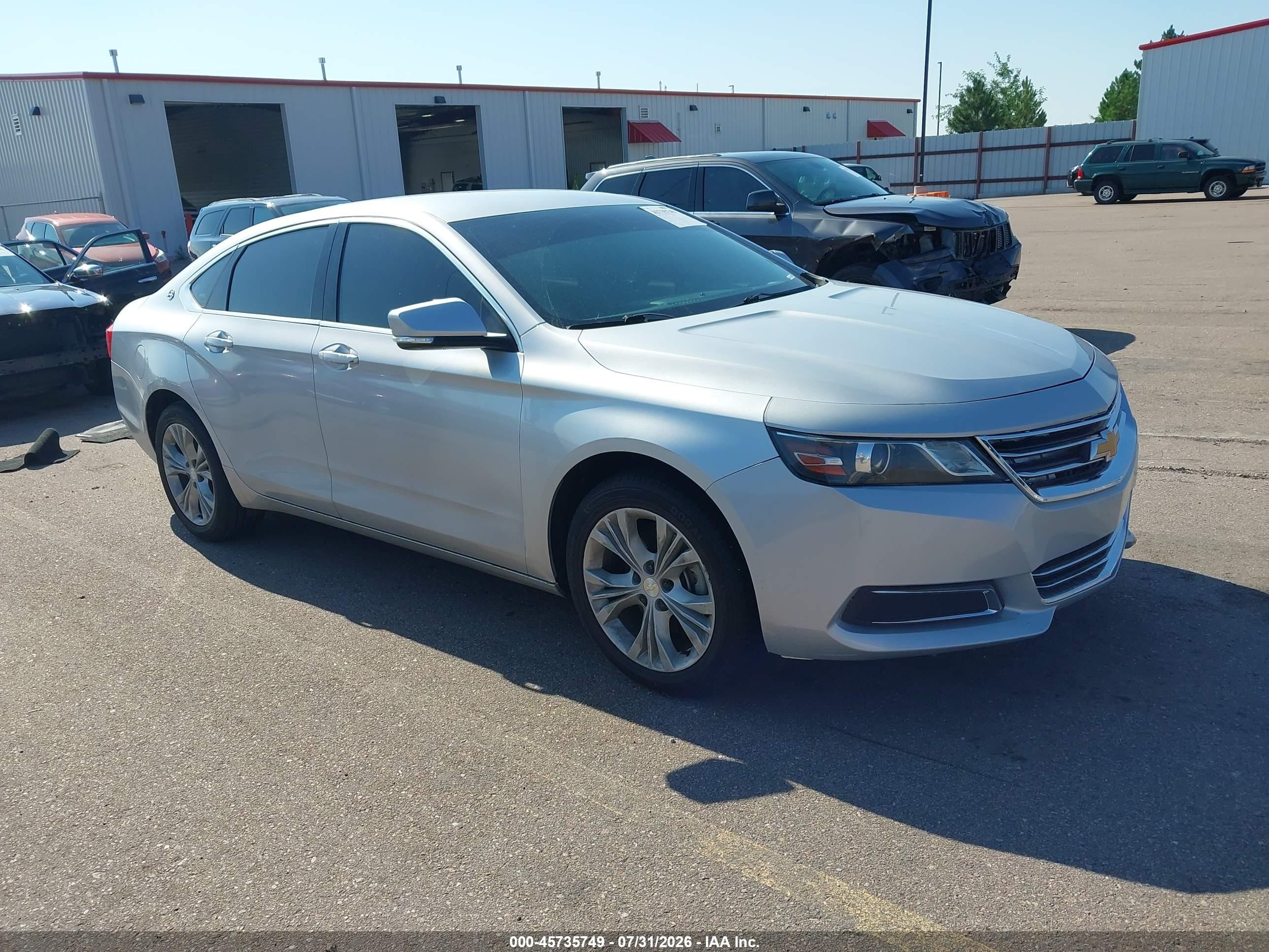2015 Chevrolet Impala 2lt Silver vin: 2G1125S35F9170686