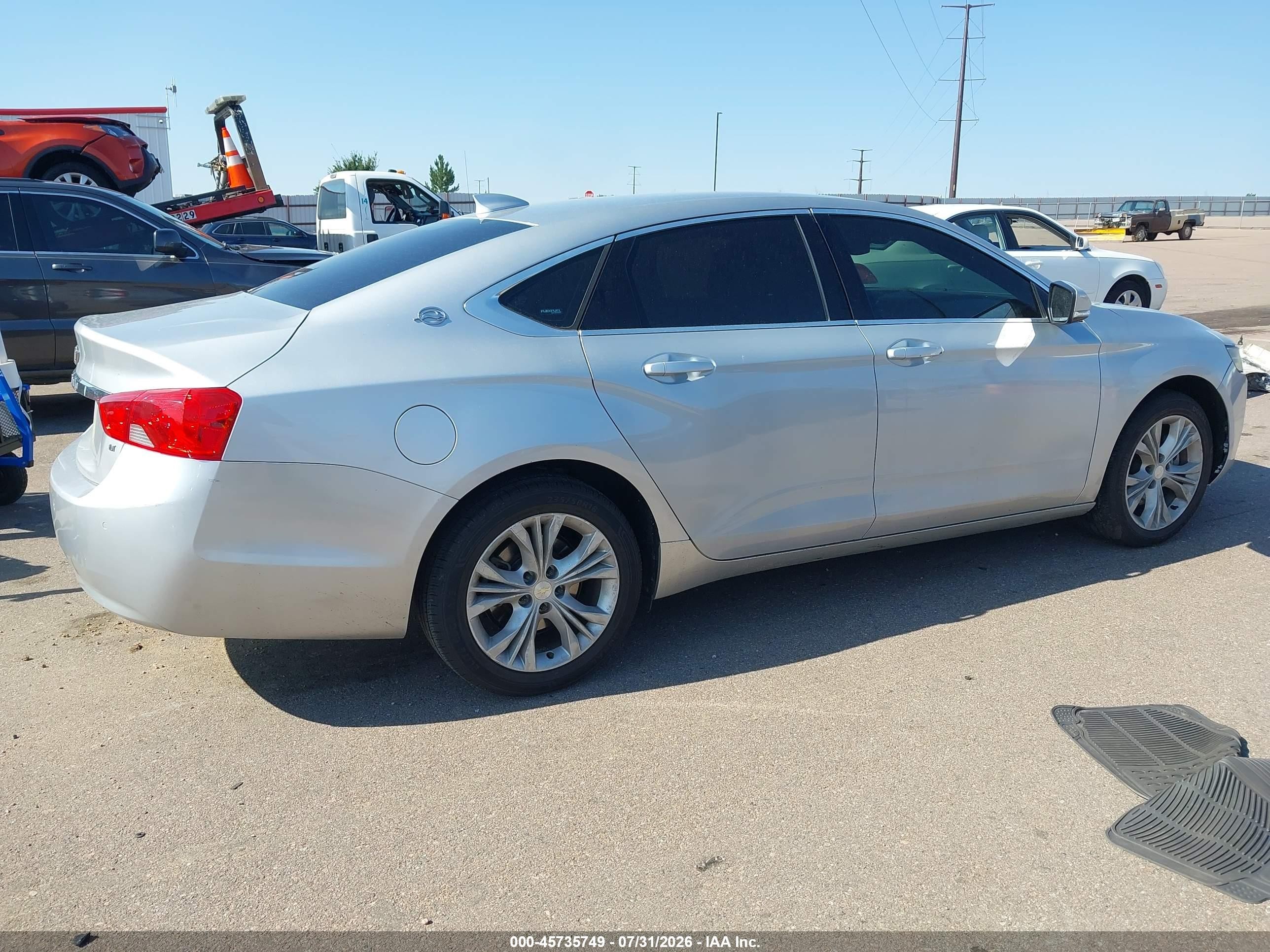 2015 Chevrolet Impala 2lt Silver vin: 2G1125S35F9170686