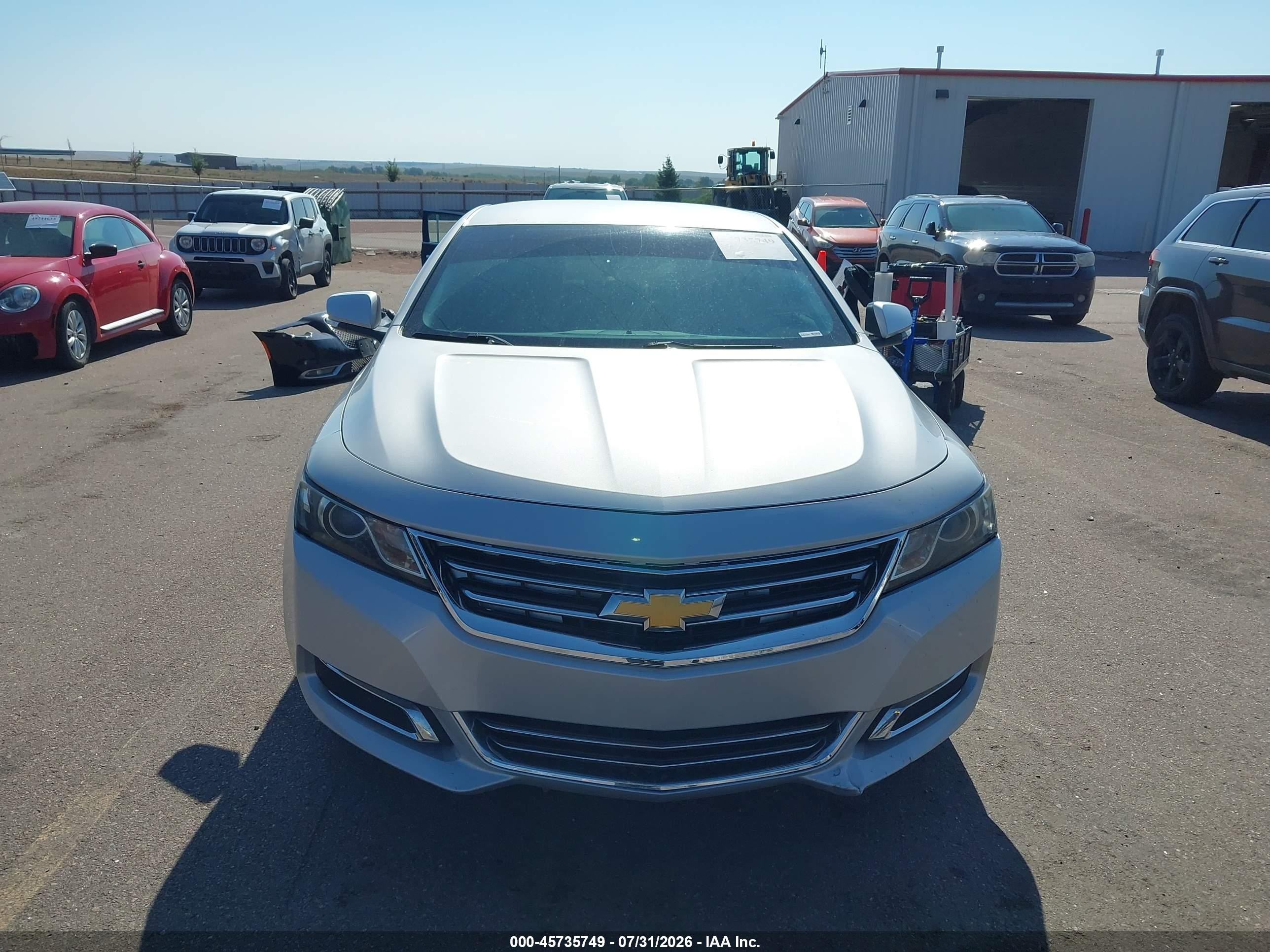 2015 Chevrolet Impala 2lt Silver vin: 2G1125S35F9170686
