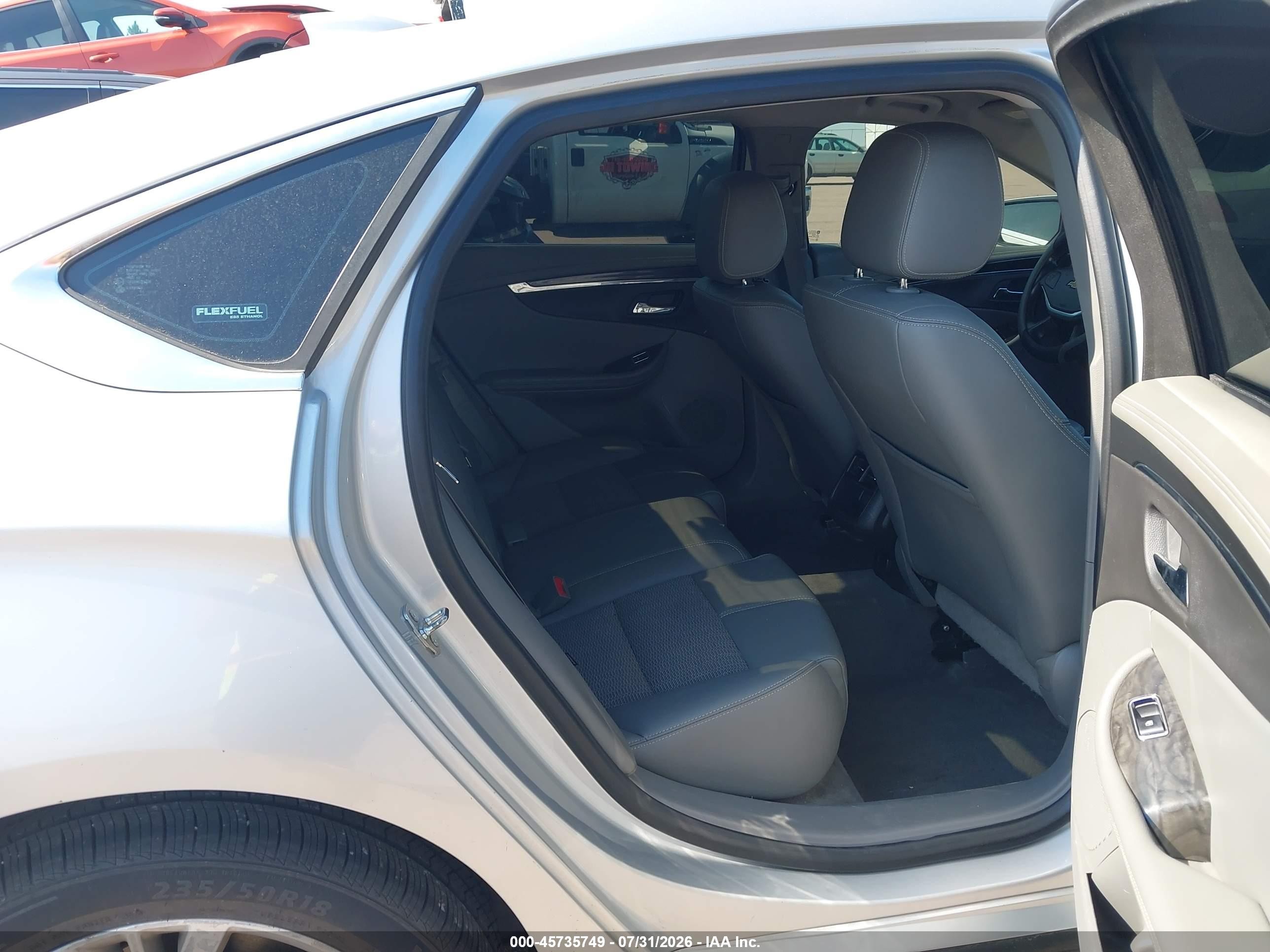 2015 Chevrolet Impala 2lt Silver vin: 2G1125S35F9170686