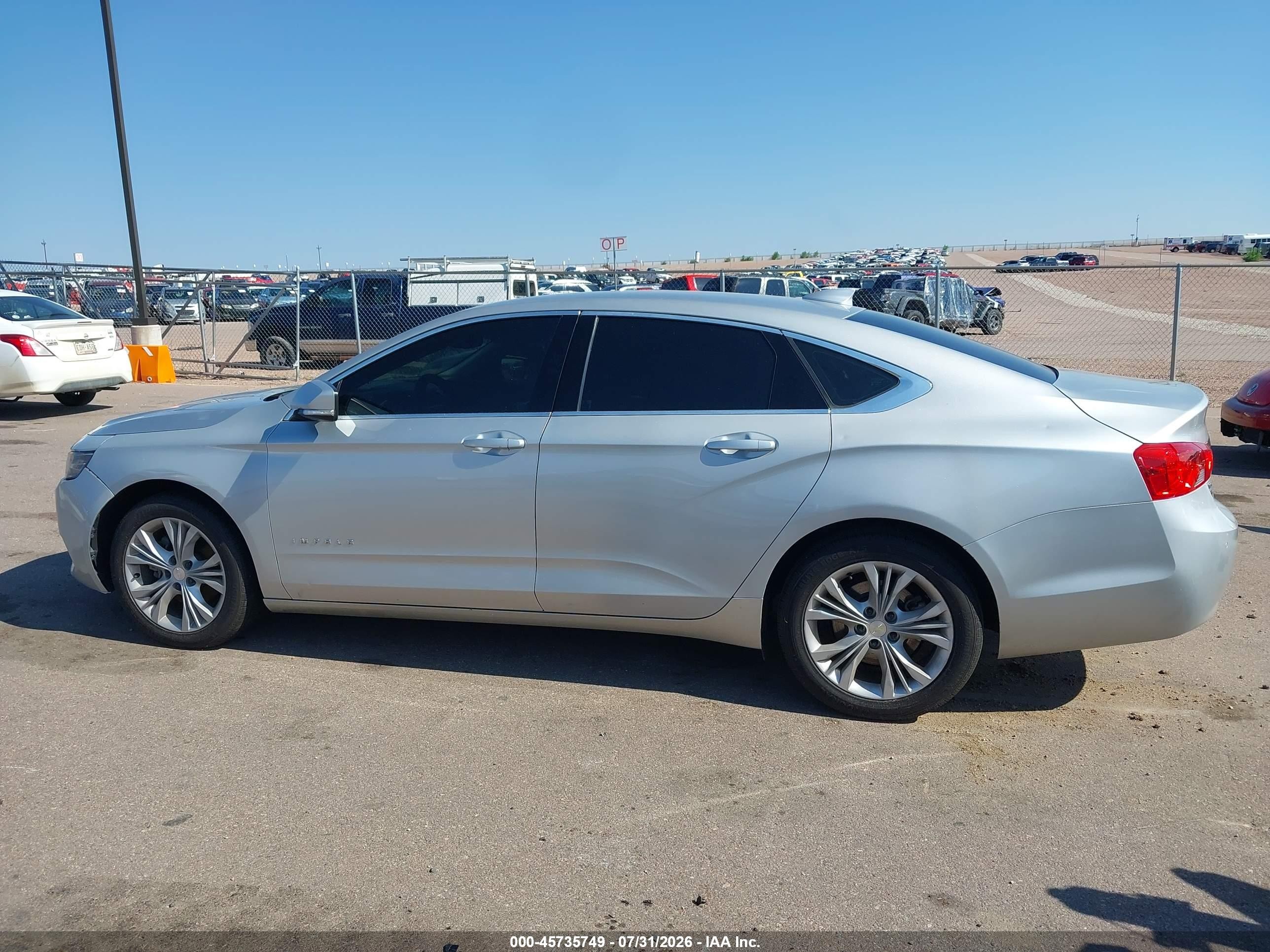2015 Chevrolet Impala 2lt Silver vin: 2G1125S35F9170686
